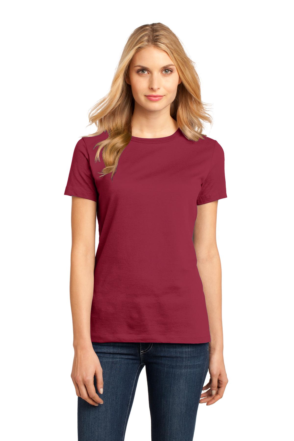 An effortless perfect tee for everyday wear. 4.3-ounce 100%  - Sangria
