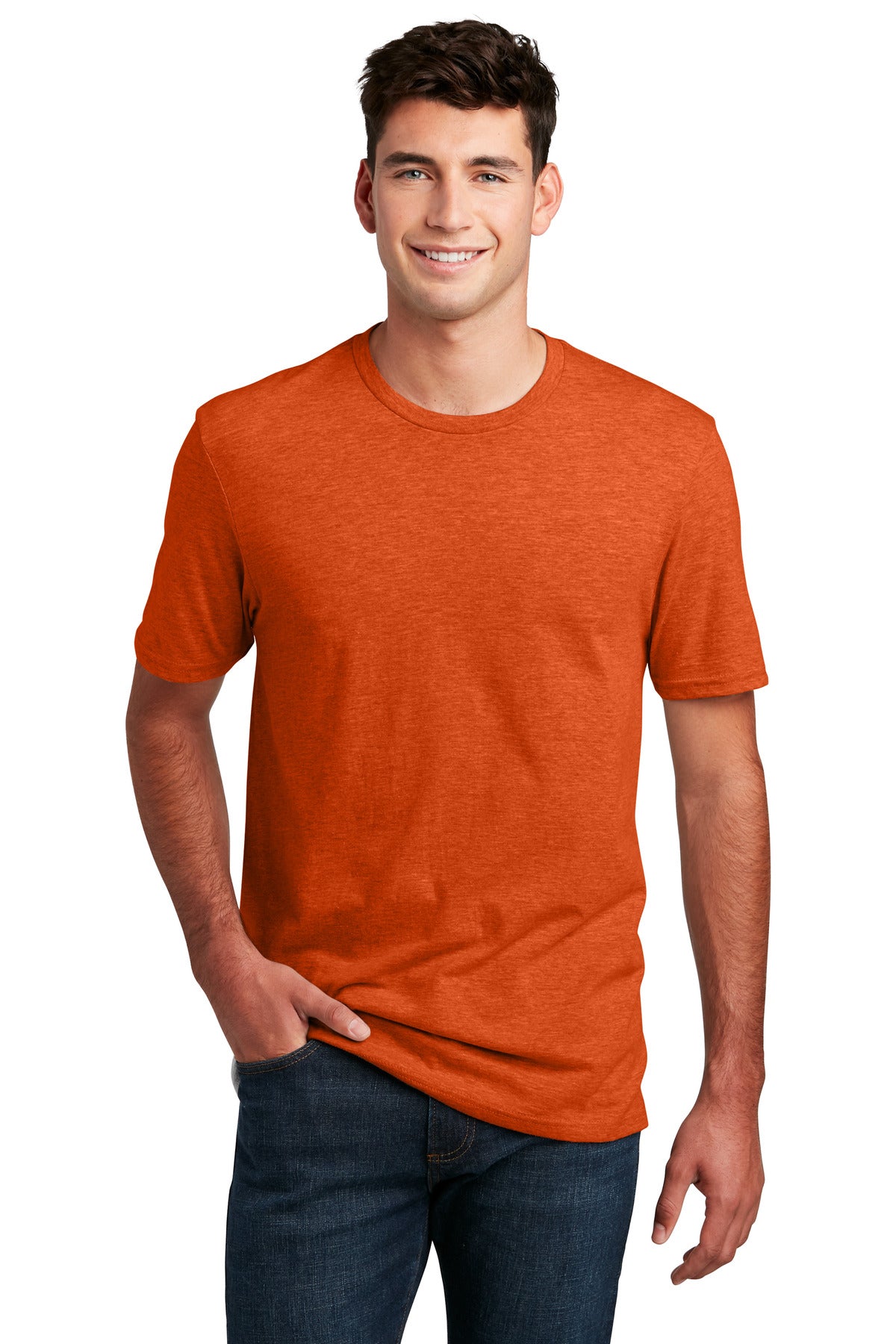 Enjoy 100% pure tee perfection from the softest blend.4.3-ou - Deep Orange Heather