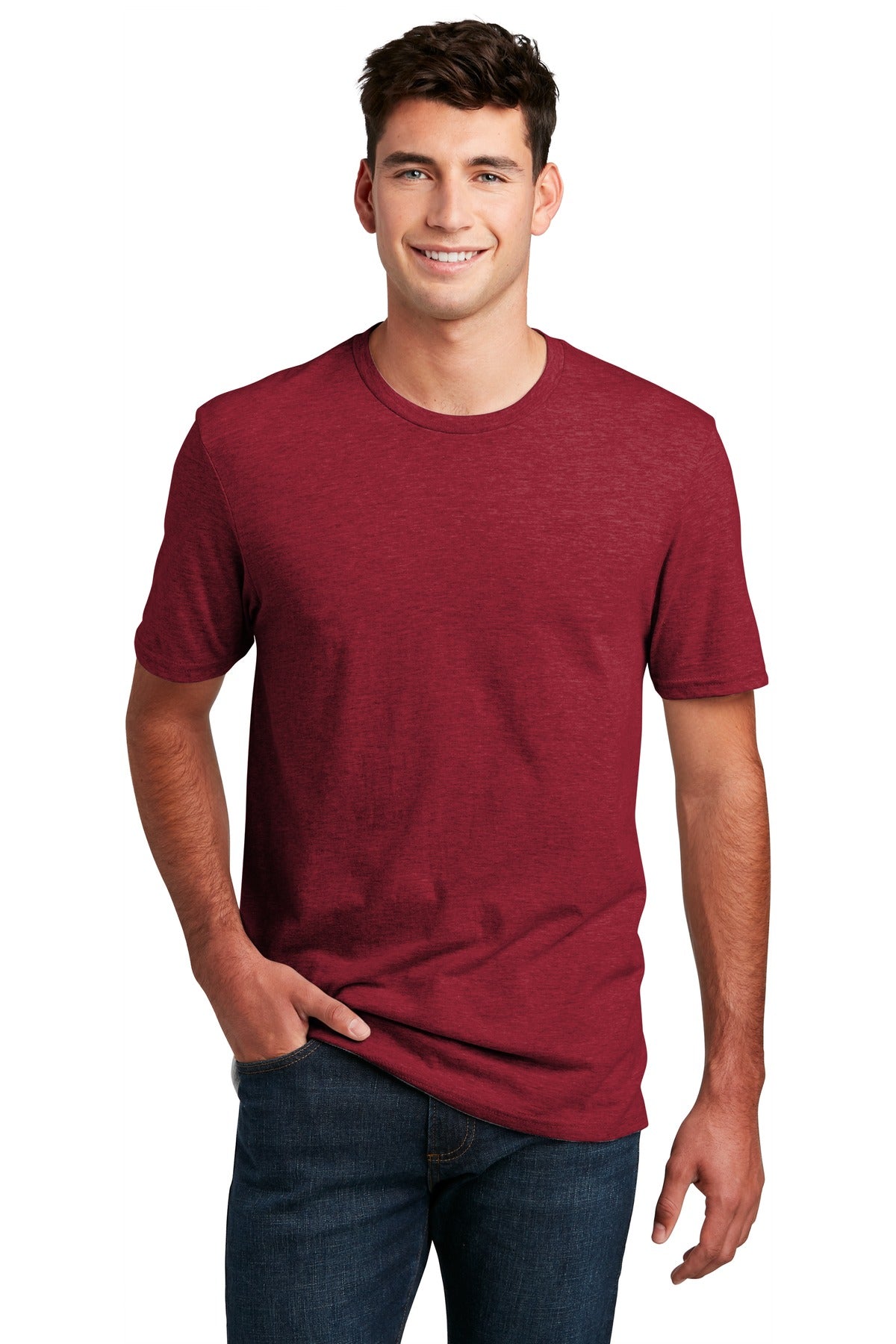 Enjoy 100% pure tee perfection from the softest blend.4.3-ou - Red Fleck