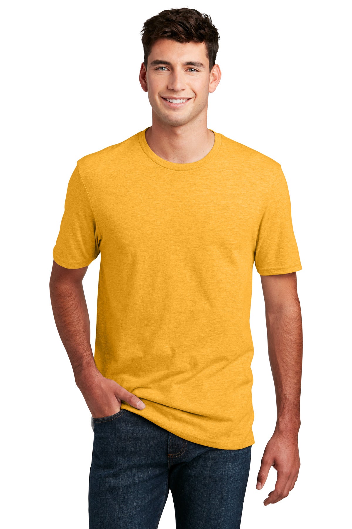 Enjoy 100% pure tee perfection from the softest blend.4.3-ou - Gold Heather