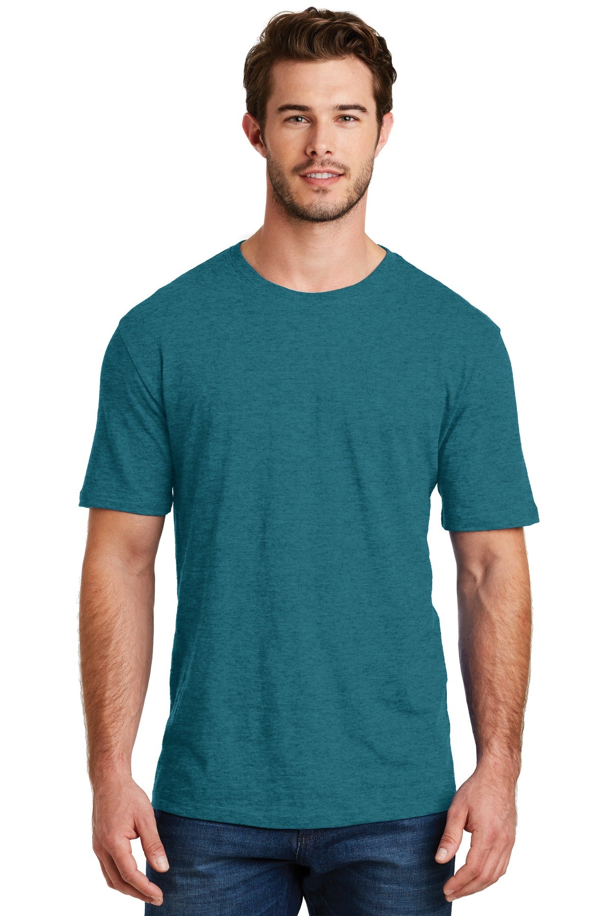 Enjoy 100% pure tee perfection from the softest blend.4.3-ou - Heathered Teal