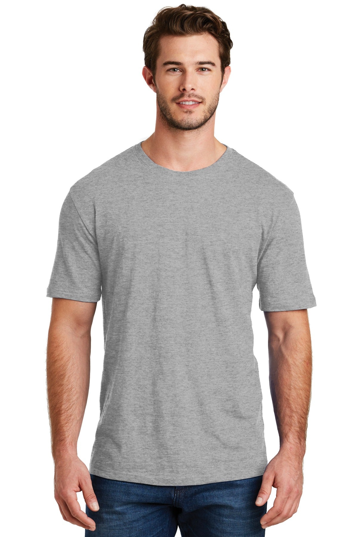 Enjoy 100% pure tee perfection from the softest blend.4.3-ou - Light Heather Grey