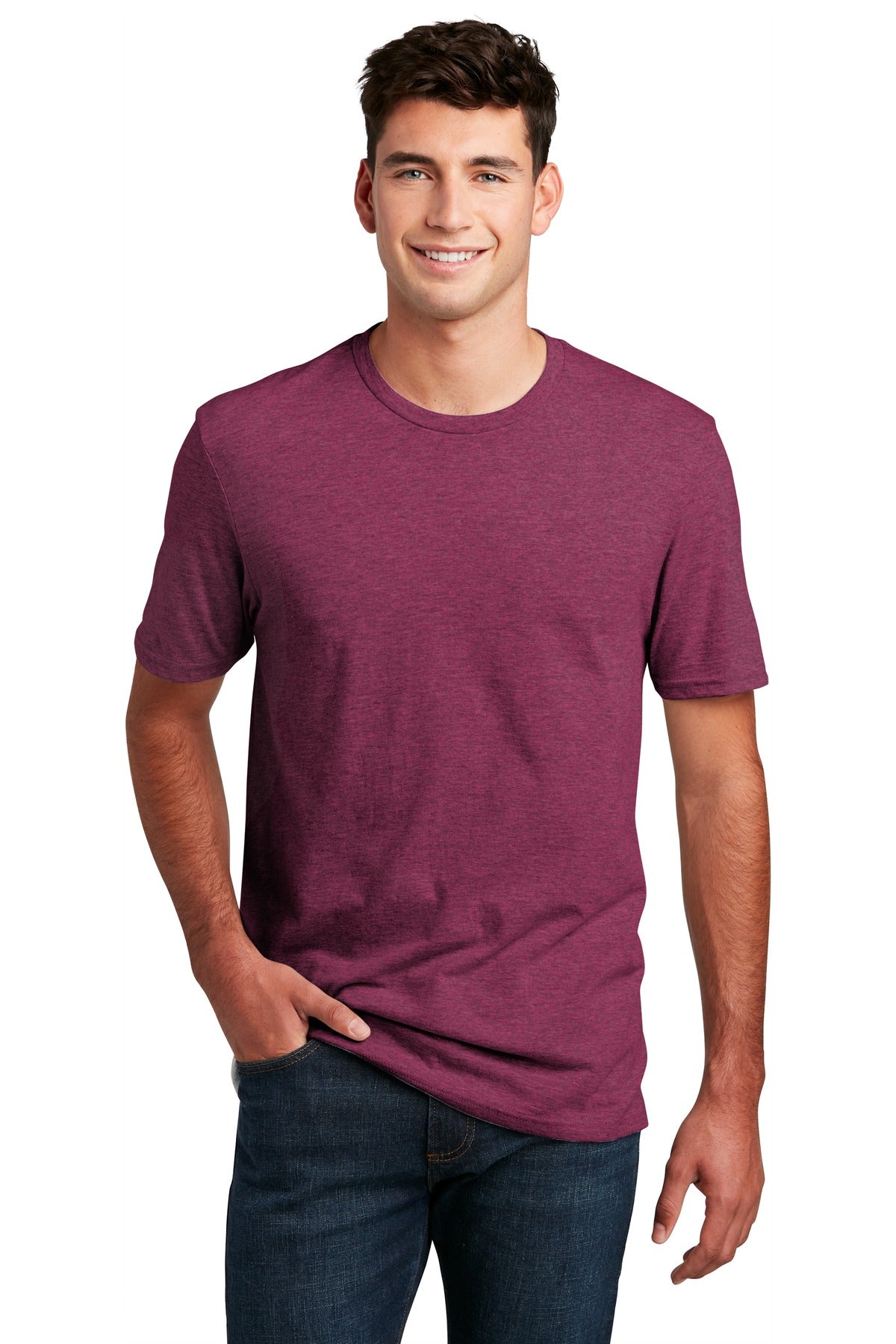 Enjoy 100% pure tee perfection from the softest blend.4.3-ou - Raspberry Fleck