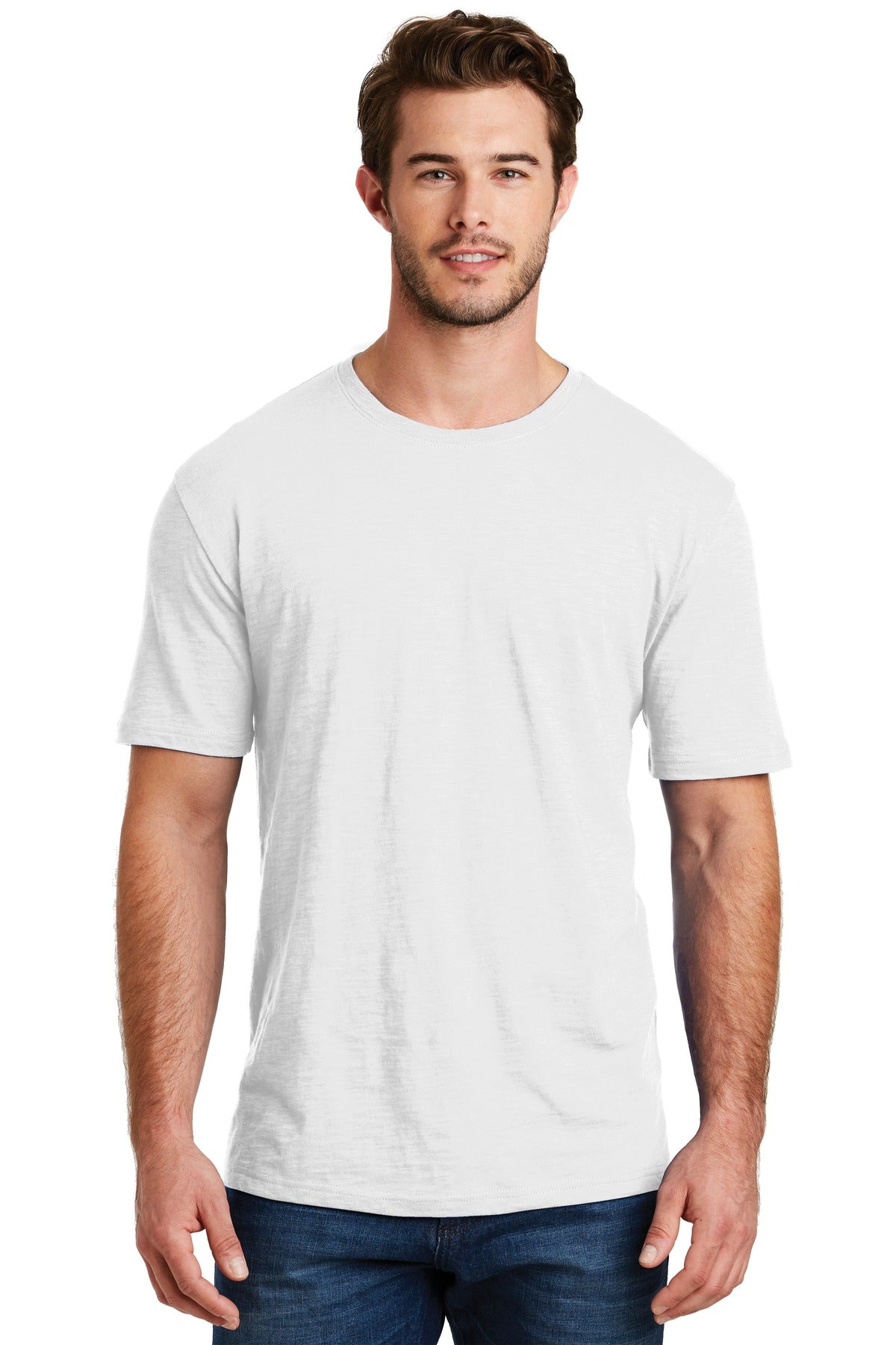 Enjoy 100% pure tee perfection from the softest blend.4.3-ou - White