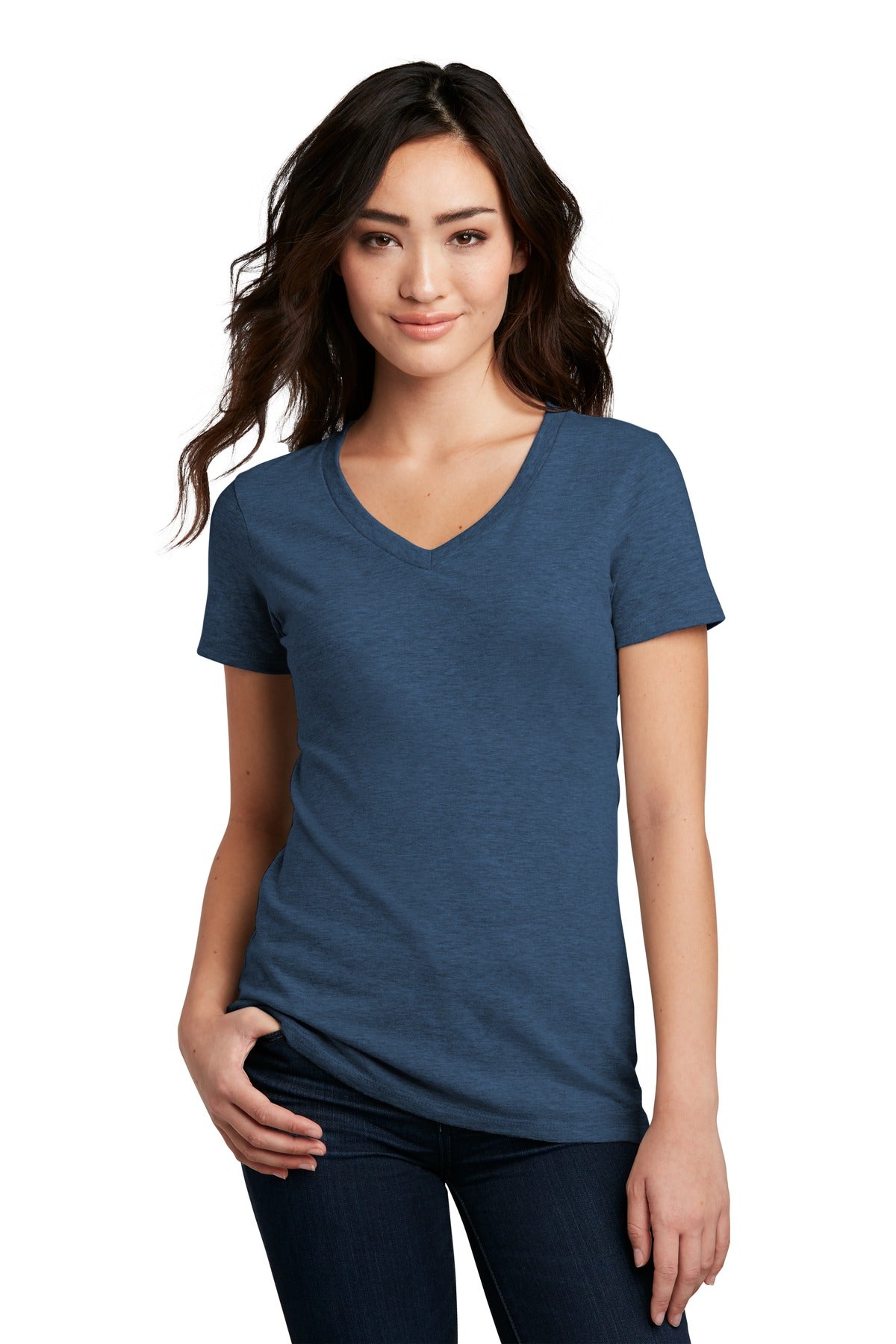 Totally perfect blend of cotton and poly.4.3-ounce 60/40 com - Deep Royal Fleck