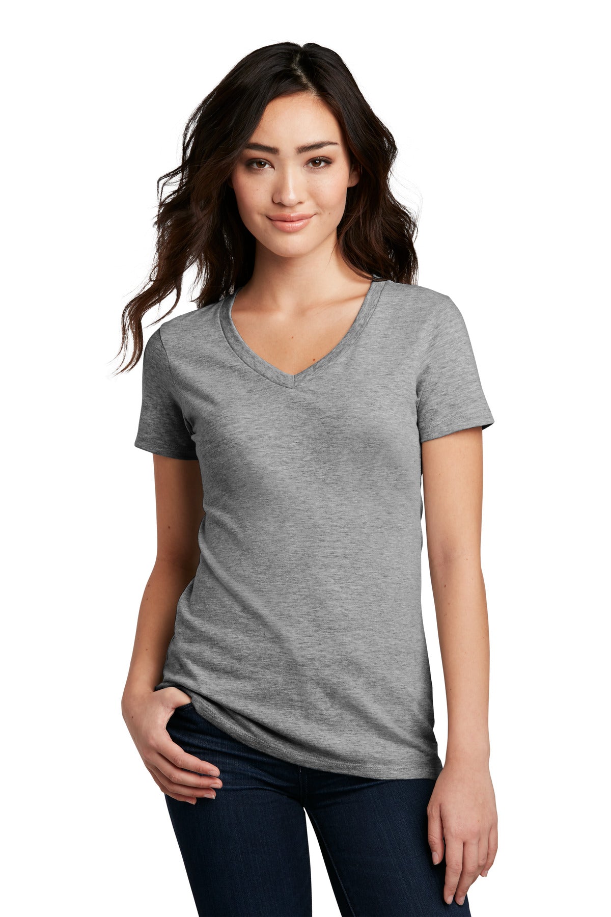 Totally perfect blend of cotton and poly.4.3-ounce 60/40 com - Grey Frost