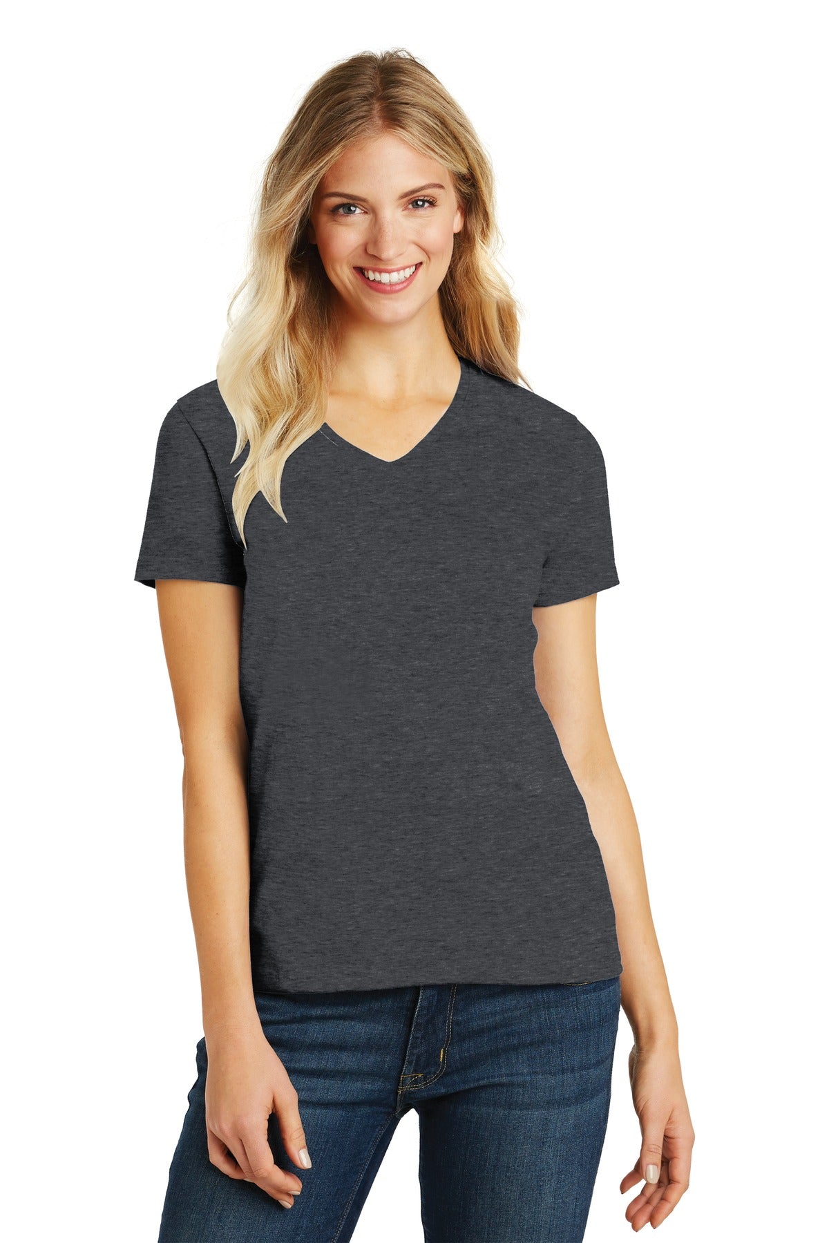 Totally perfect blend of cotton and poly.4.3-ounce 60/40 com - Heathered Charcoal