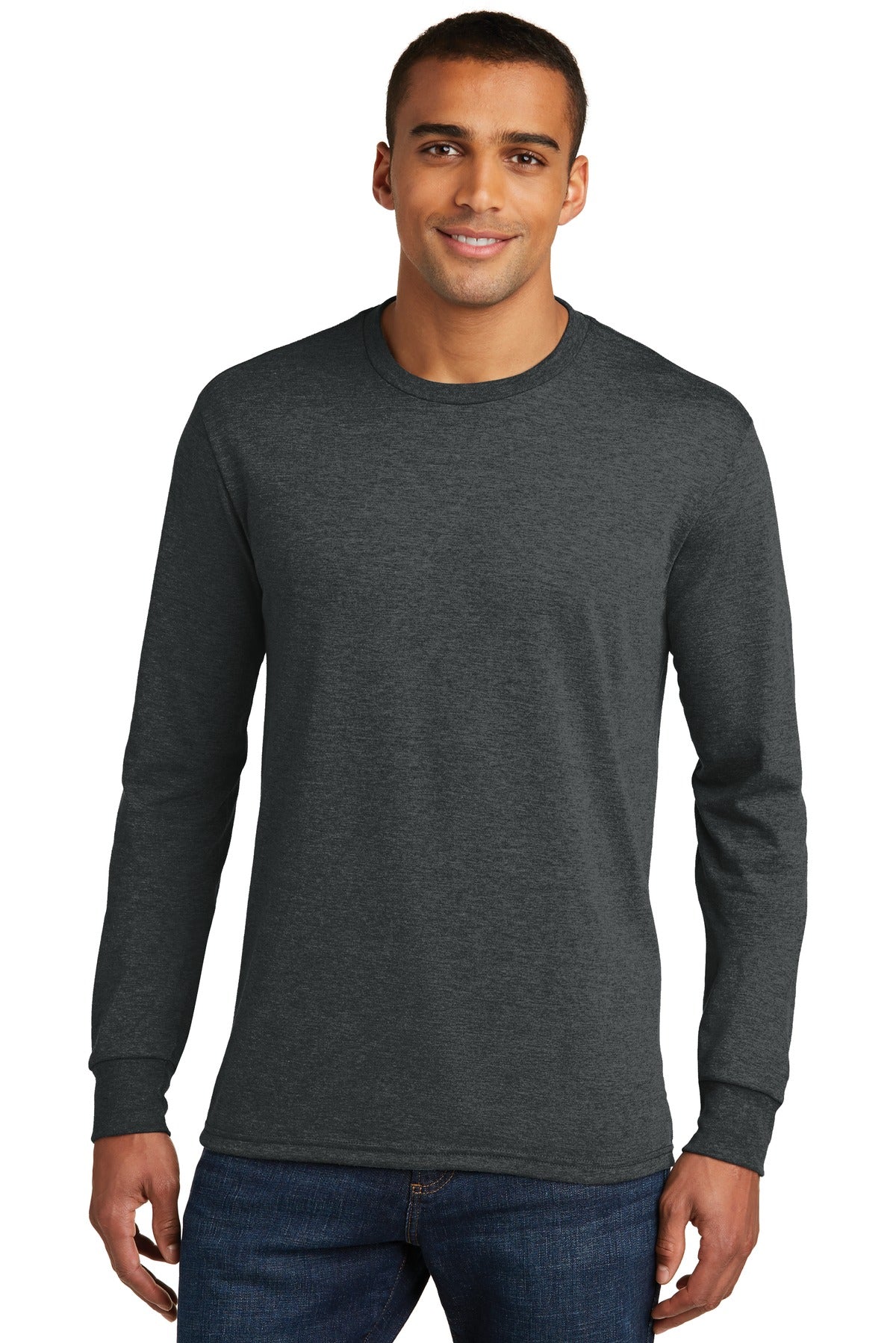 The long sleeve version of our perfect tri crew. 4.5-ounce 5 - Black Frost