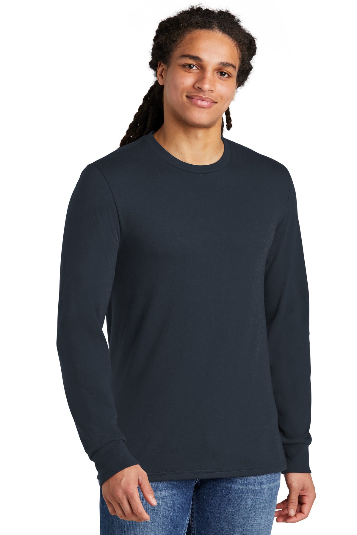 The long sleeve version of our perfect tri crew. 4.5-ounce 5 - New Navy