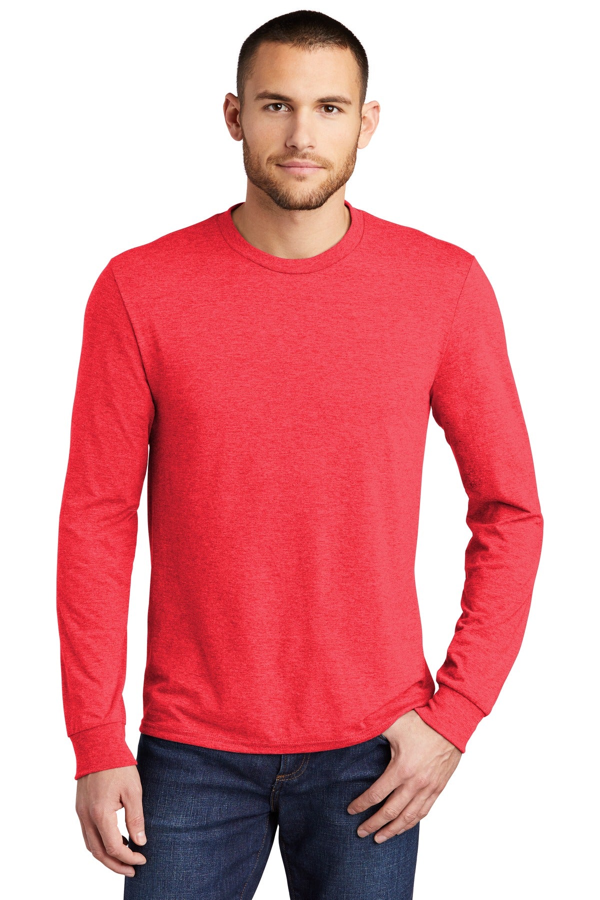 The long sleeve version of our perfect tri crew. 4.5-ounce 5 - Red Frost