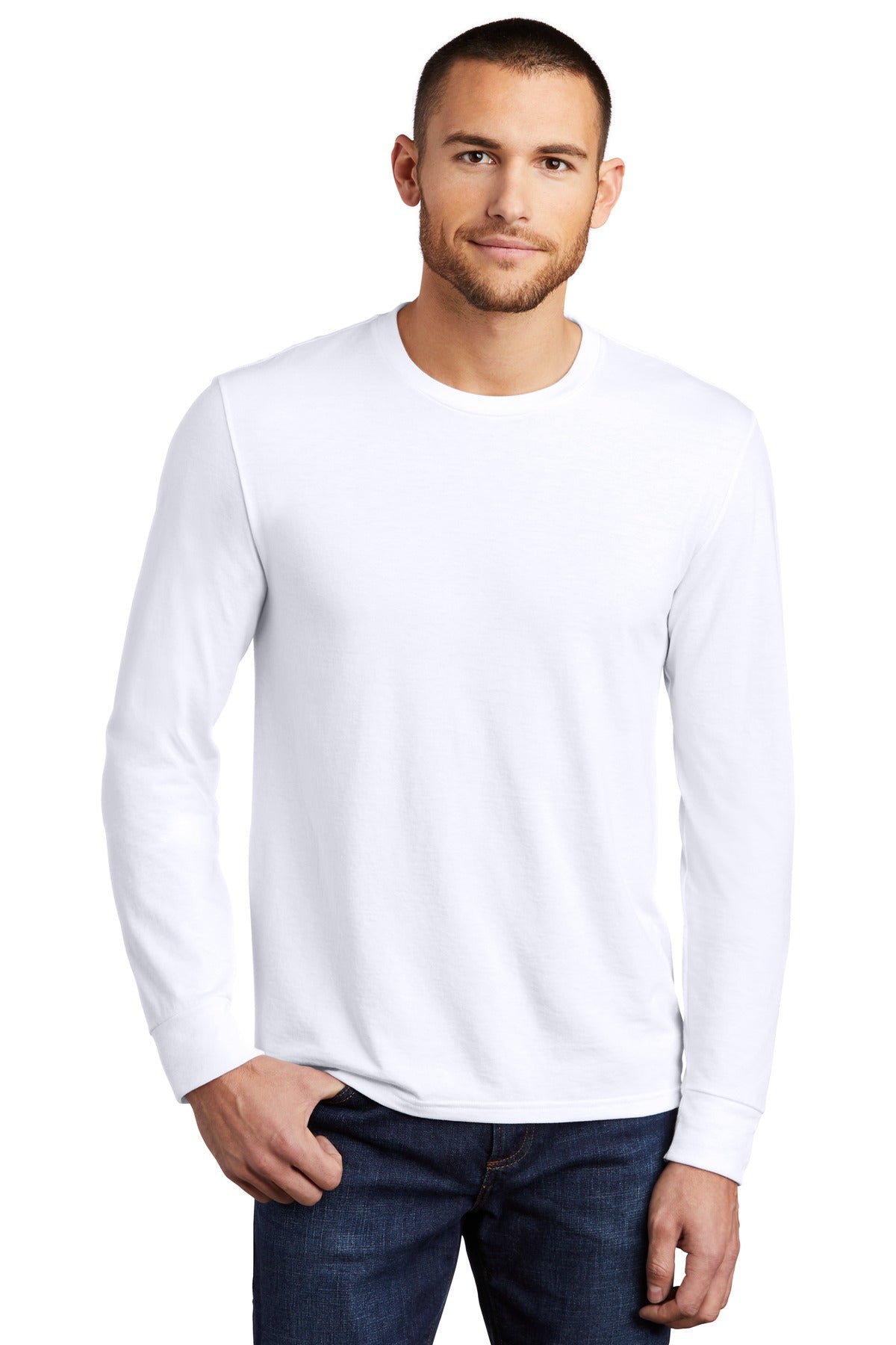 The long sleeve version of our perfect tri crew. 4.5-ounce 5 - White