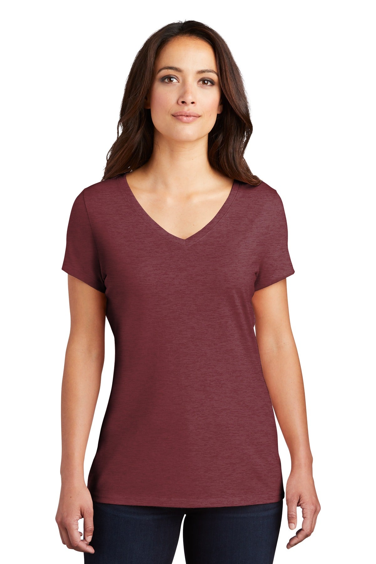 Lightweight and extra soft this tee is perfect. 4.5-ounce 50 - Maroon Frost