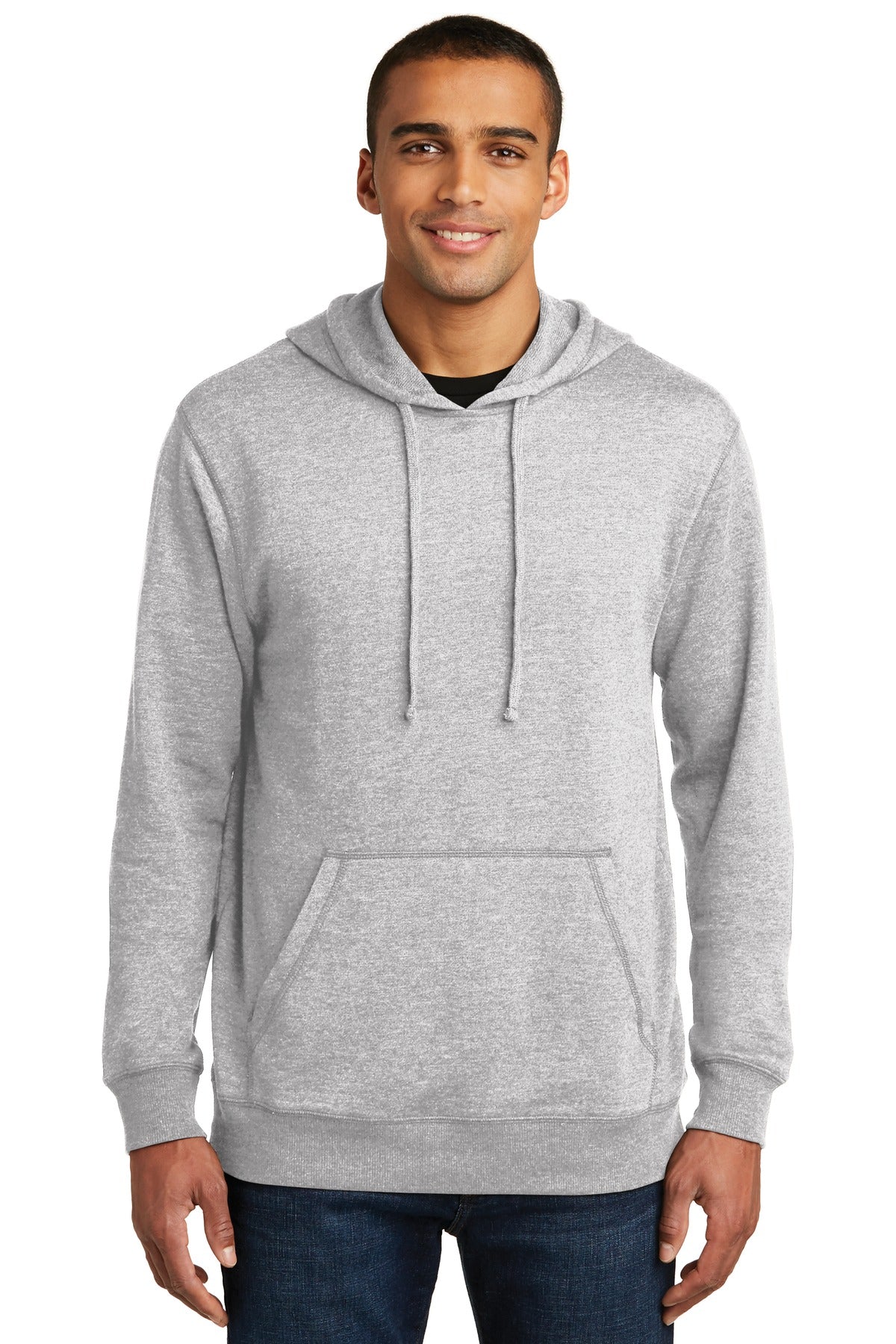 This lightweight hoodie is extra soft for go-anywhere style. - Heathered Grey