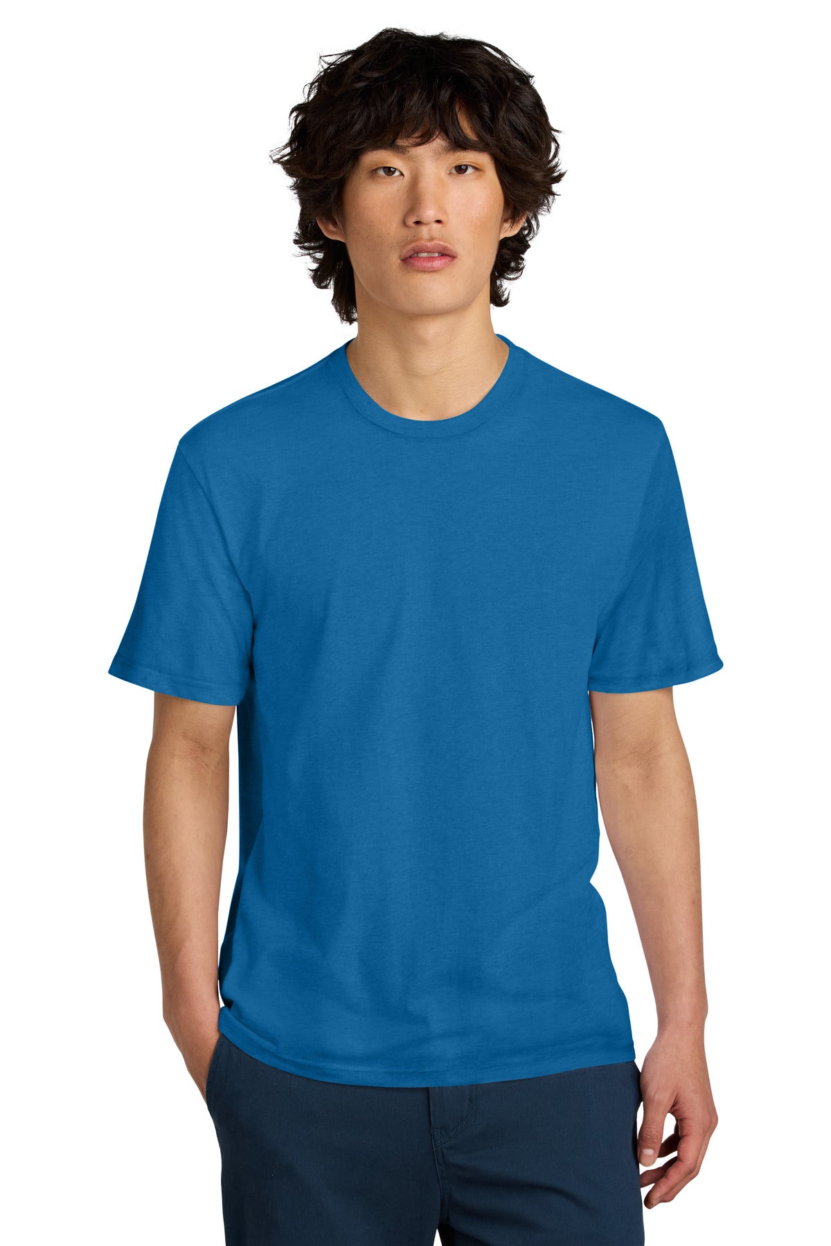 An effortless perfect tee for everyday wear. 4.3-ounce 100%  - Bright Blue