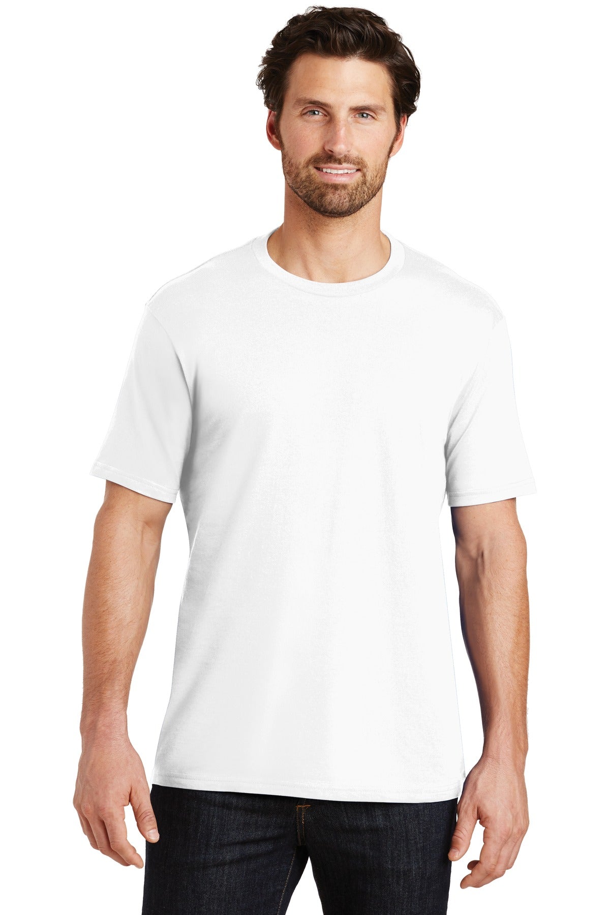 An effortless perfect tee for everyday wear. 4.3-ounce 100%  - Bright White