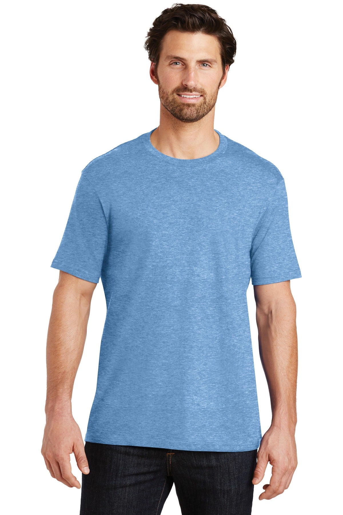 An effortless perfect tee for everyday wear. 4.3-ounce 100%  - Clean Denim