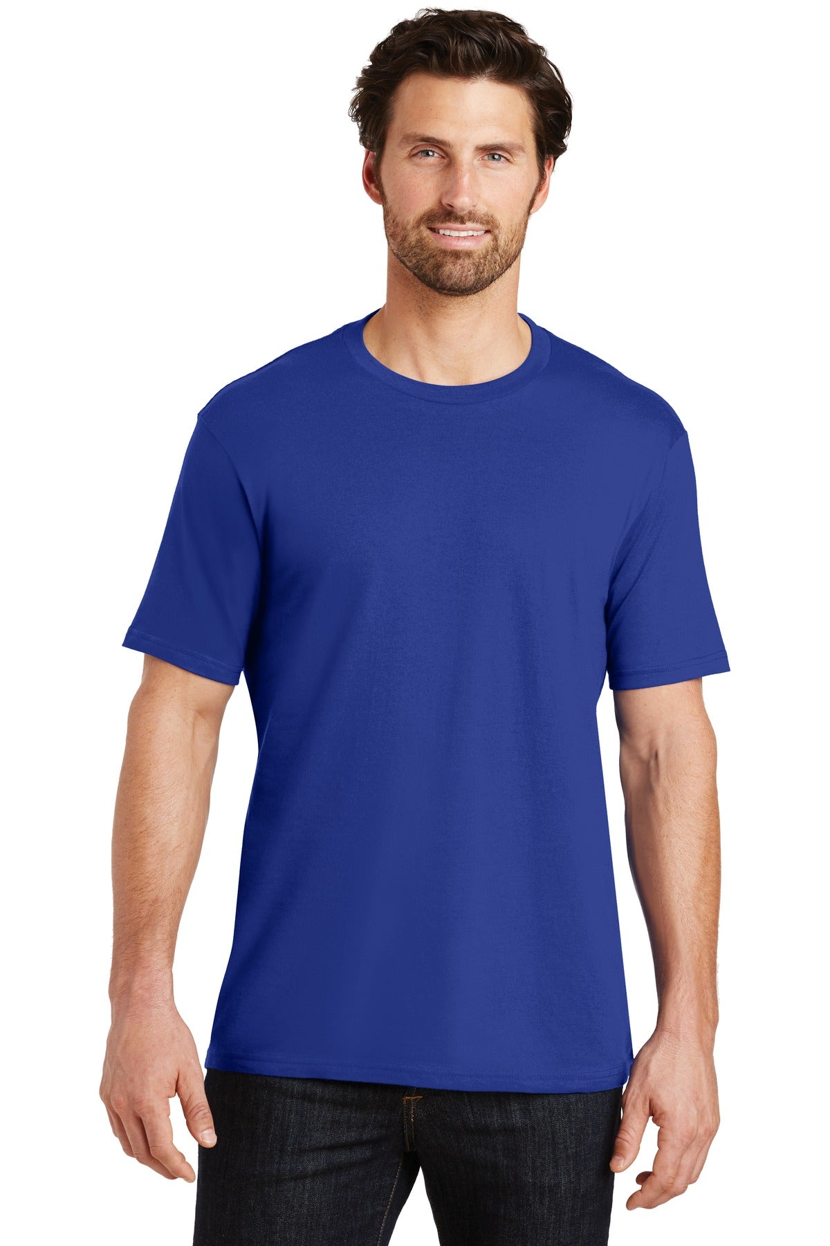 An effortless perfect tee for everyday wear. 4.3-ounce 100%  - Deep Royal