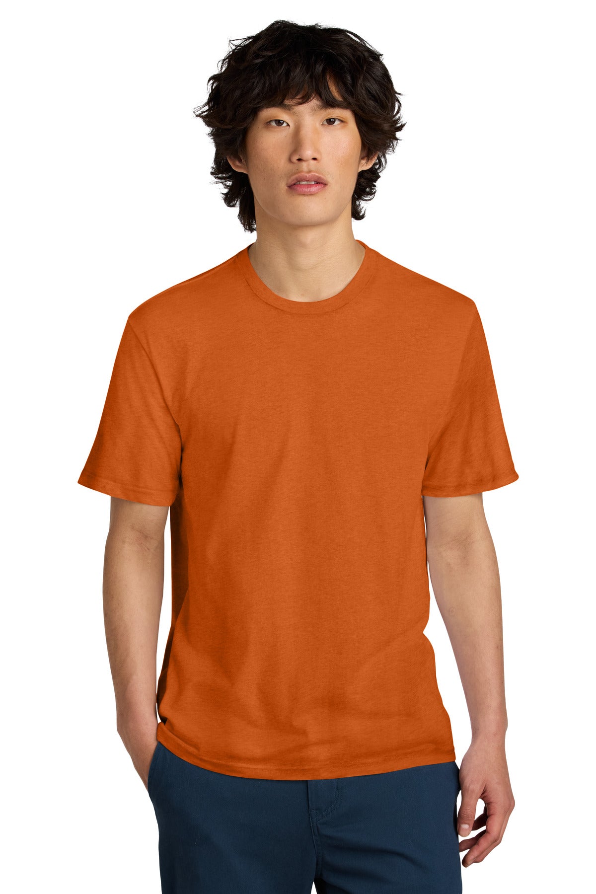 An effortless perfect tee for everyday wear. 4.3-ounce 100%  - Harvest Orange