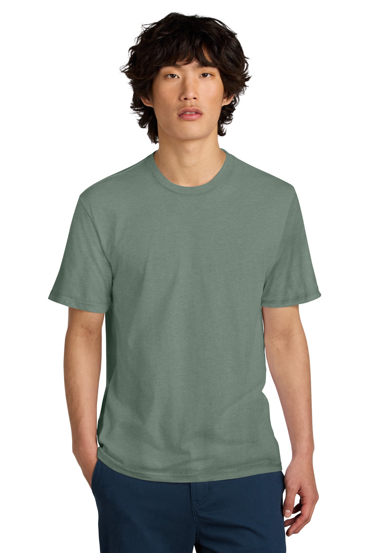An effortless perfect tee for everyday wear. 4.3-ounce 100%  - Laurel Green