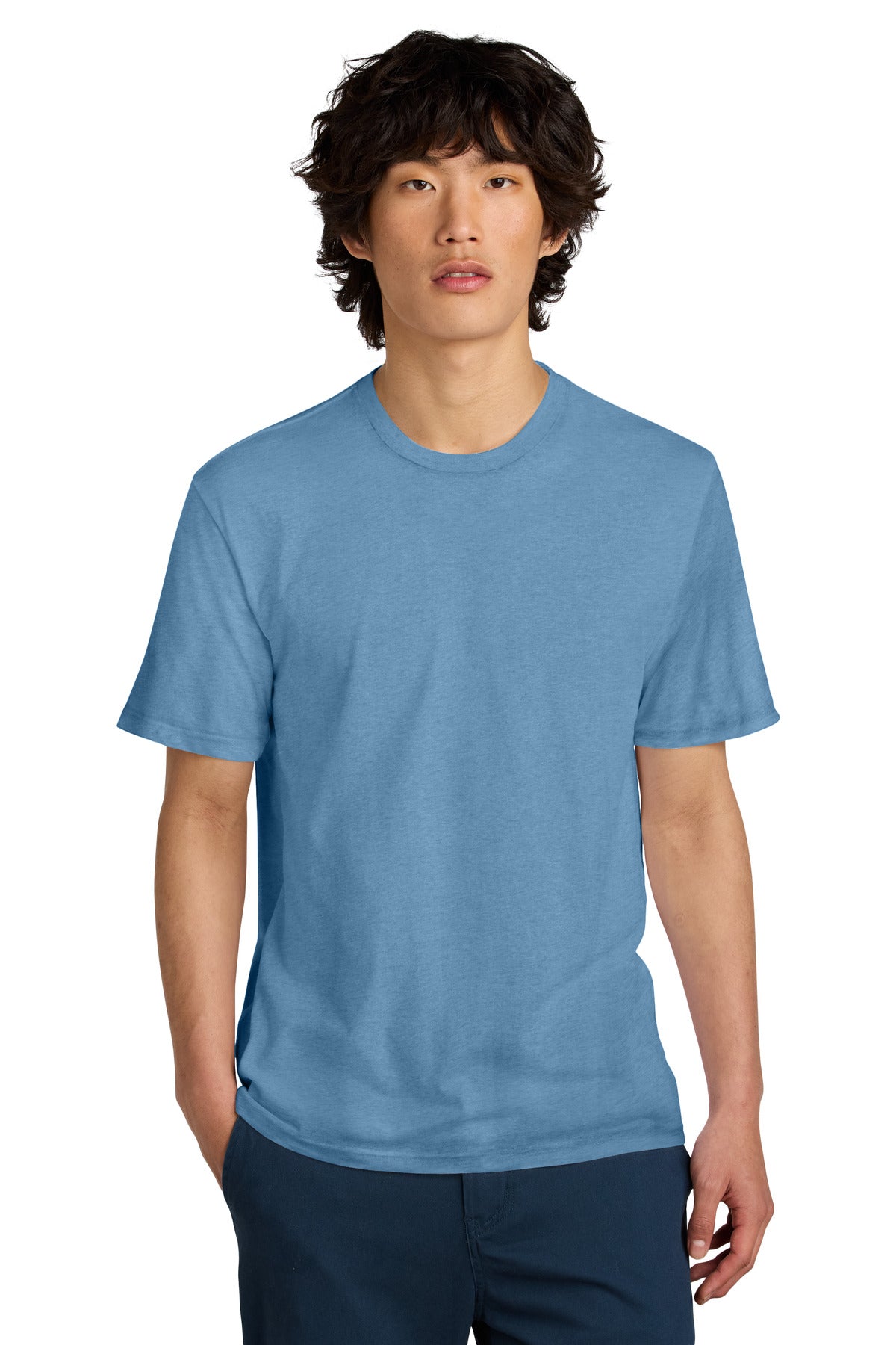 An effortless perfect tee for everyday wear. 4.3-ounce 100%  - Tundra Blue