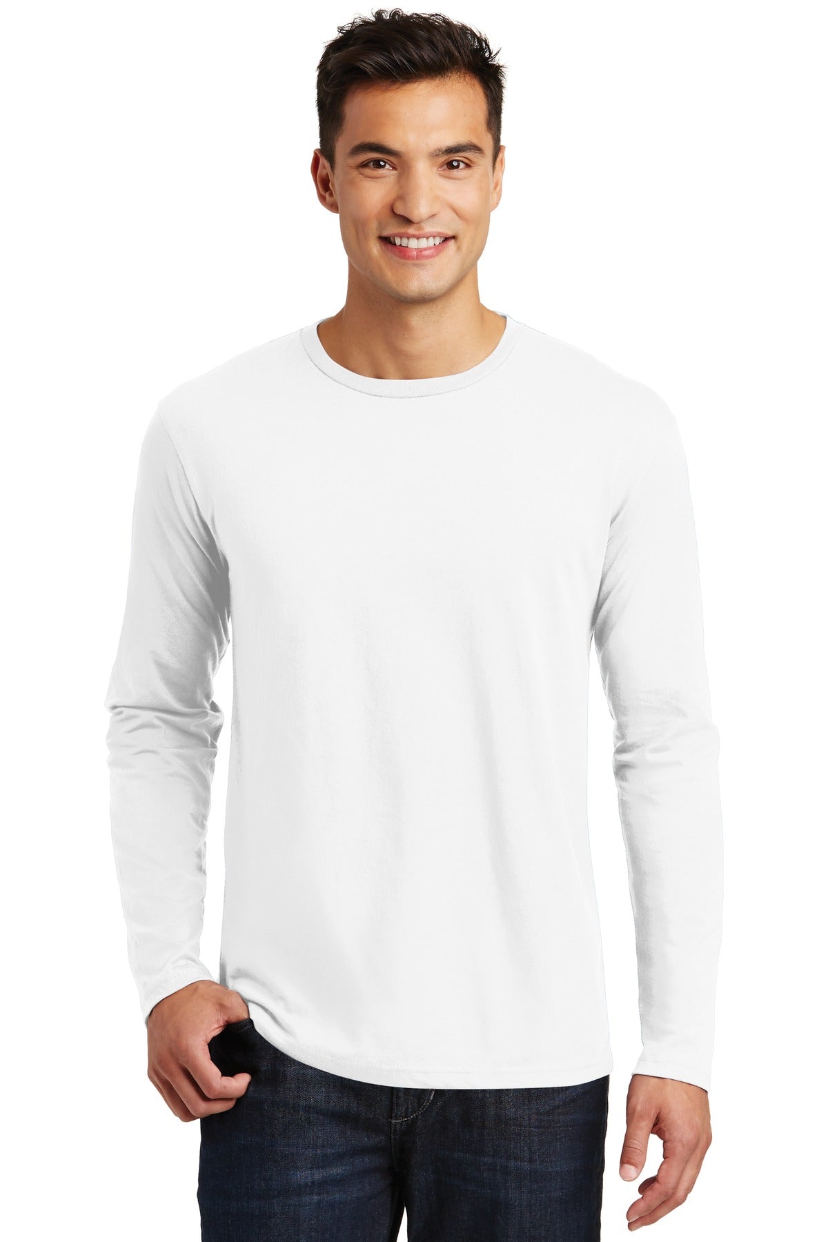 This long sleeve tee looks perfect by itself or layered. 4.3 - Bright White