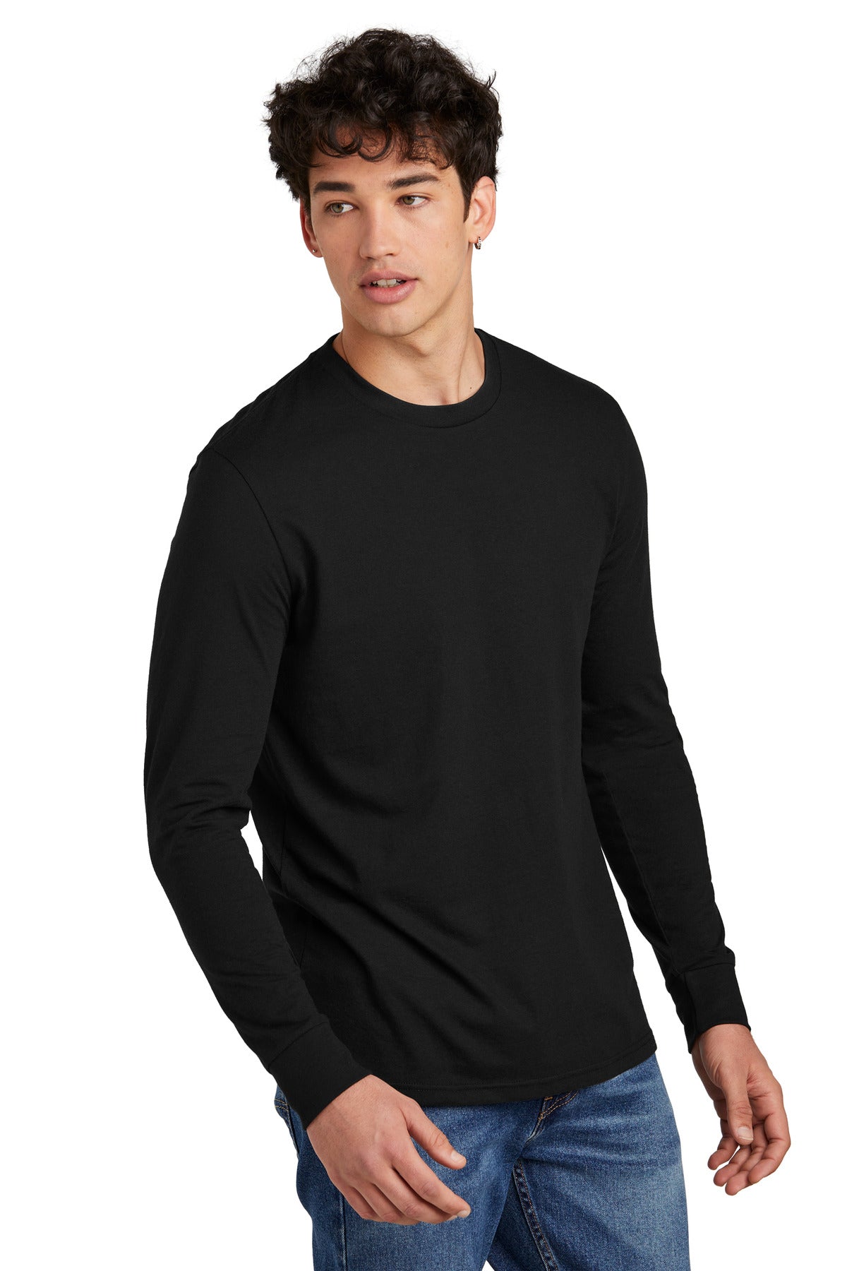 Soft and stylish this is the long sleeve tee perfected. 4.3- - Black