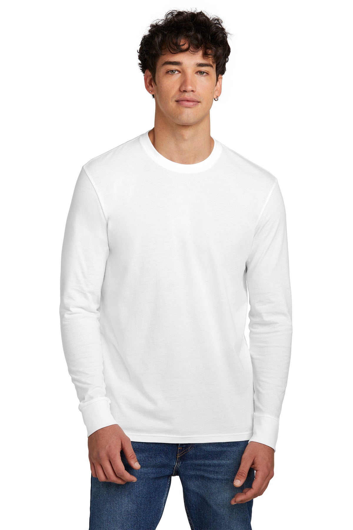 Soft and stylish this is the long sleeve tee perfected. 4.3- - White