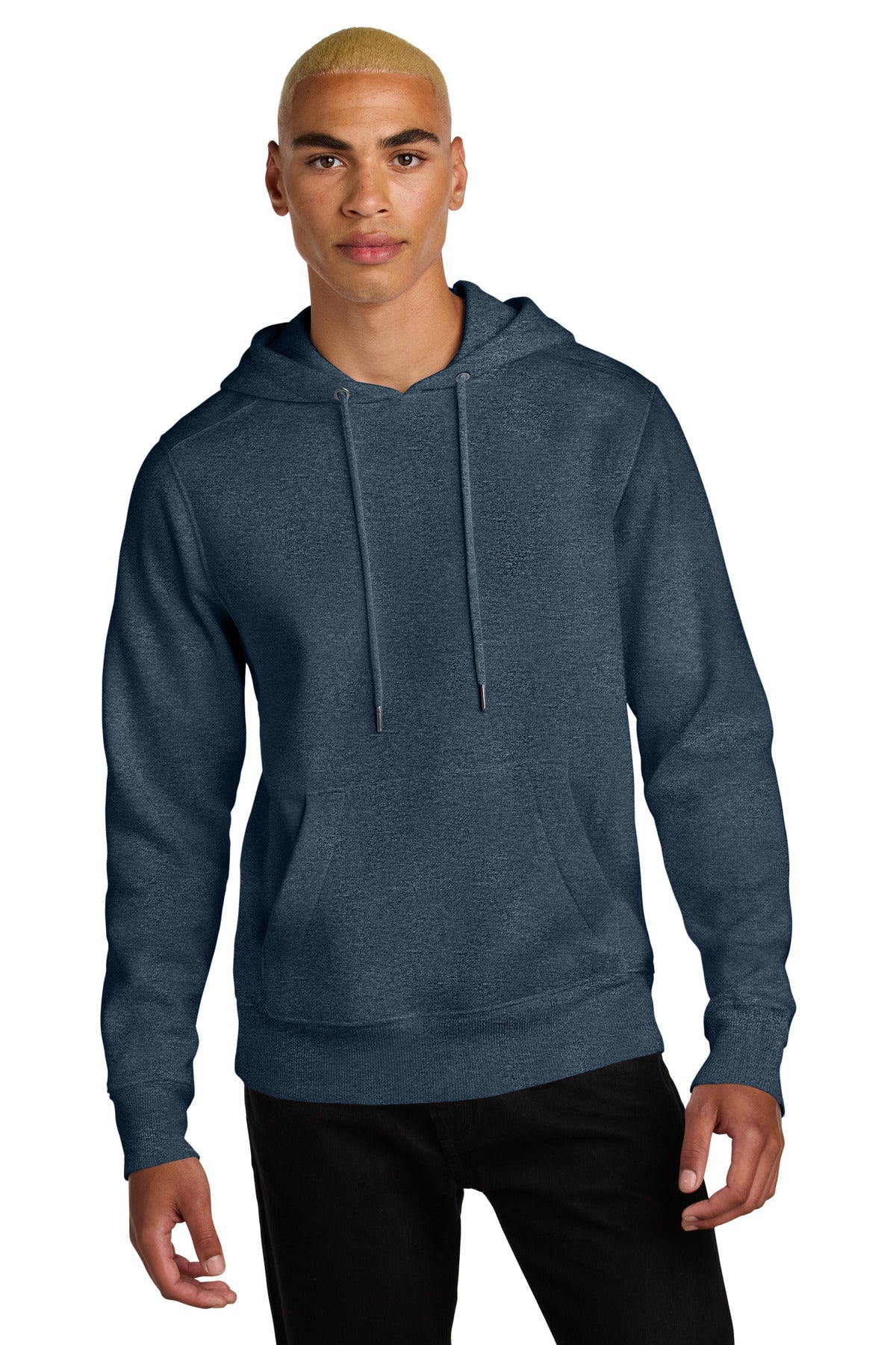 Perfect fleece in our premium 8.26-ounce weight. 8.26-ounce  - Heathered Navy