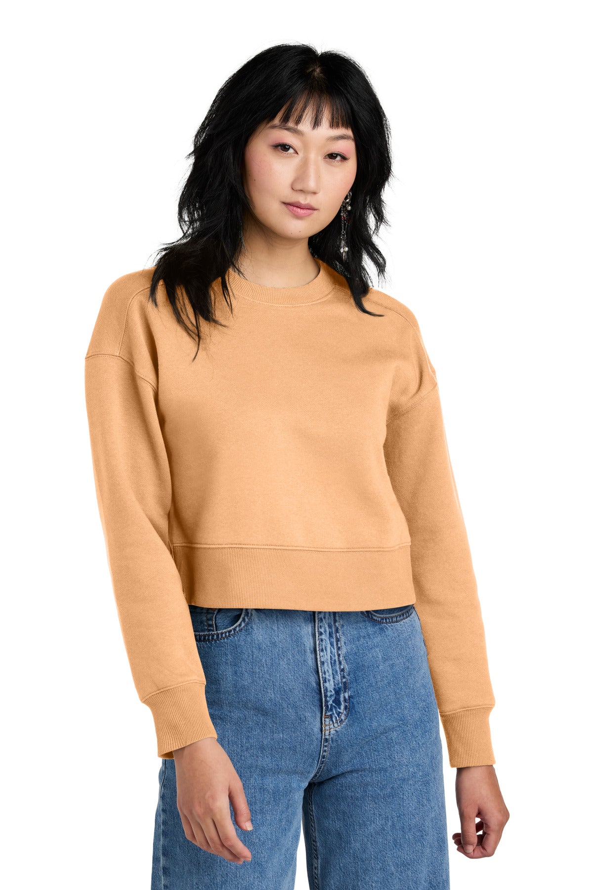Perfect fleece in our premium 8.26-ounce weight. 8.26-ounce  - Apricot