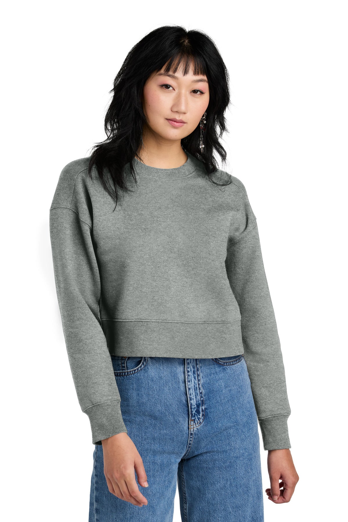 Perfect fleece in our premium 8.26-ounce weight. 8.26-ounce  - Heathered Steel