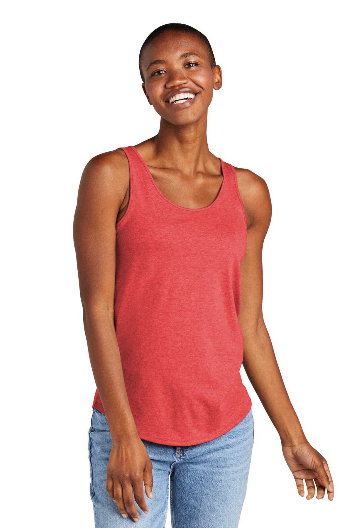This perfect tank is crafted from three yarns for carefree s - Red Frost