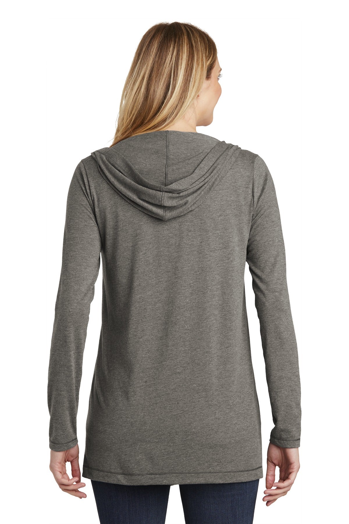 District ® Women's Perfect Tri ® Hooded Cardigan. DT156
