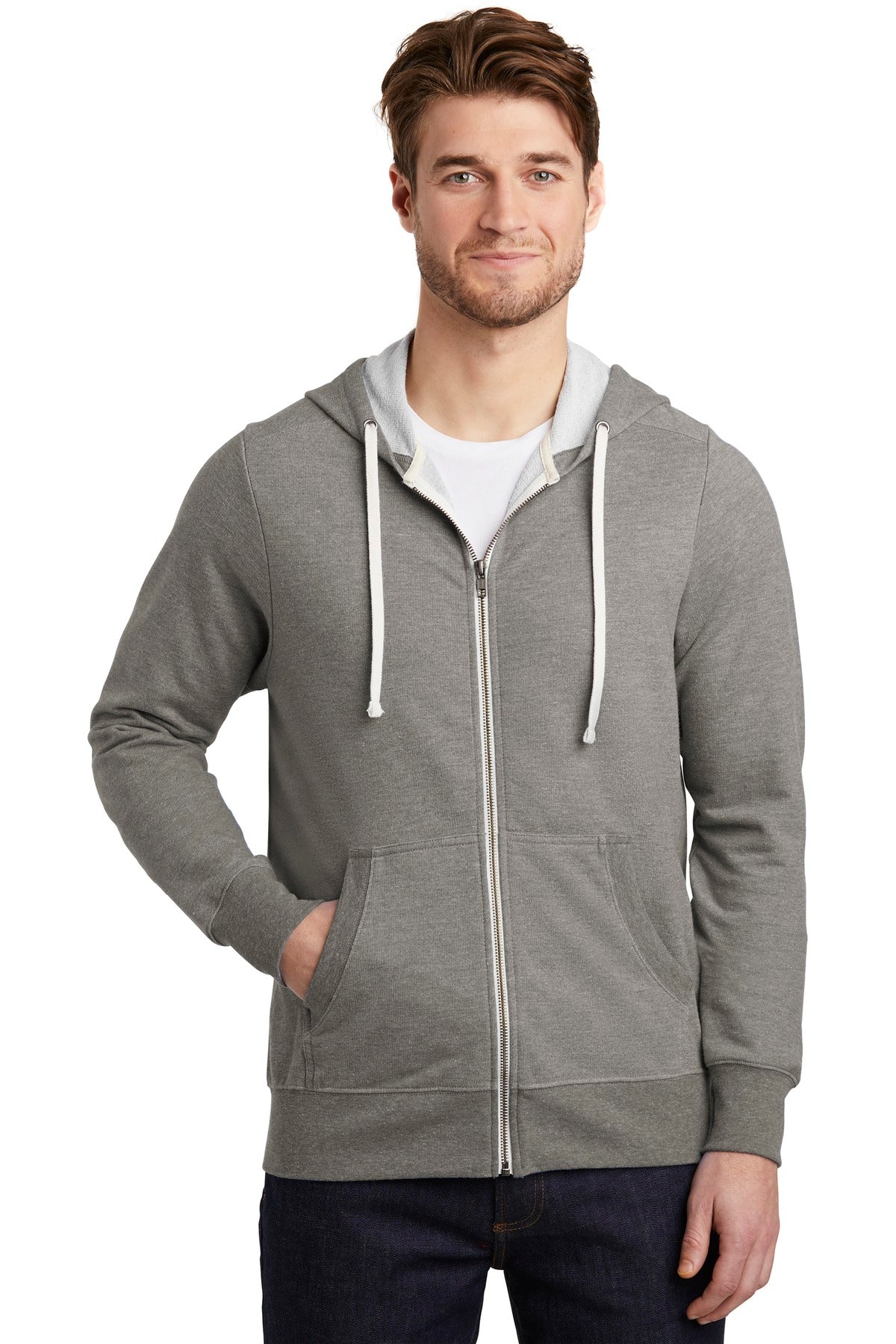 A hoodie that is perfect for layering all year round. 8.25-o - Grey Frost
