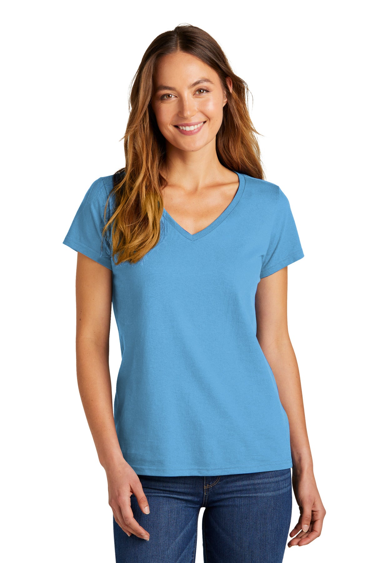 With an updated relaxed women's fit this reinvented tee rock - Aquatic Blue