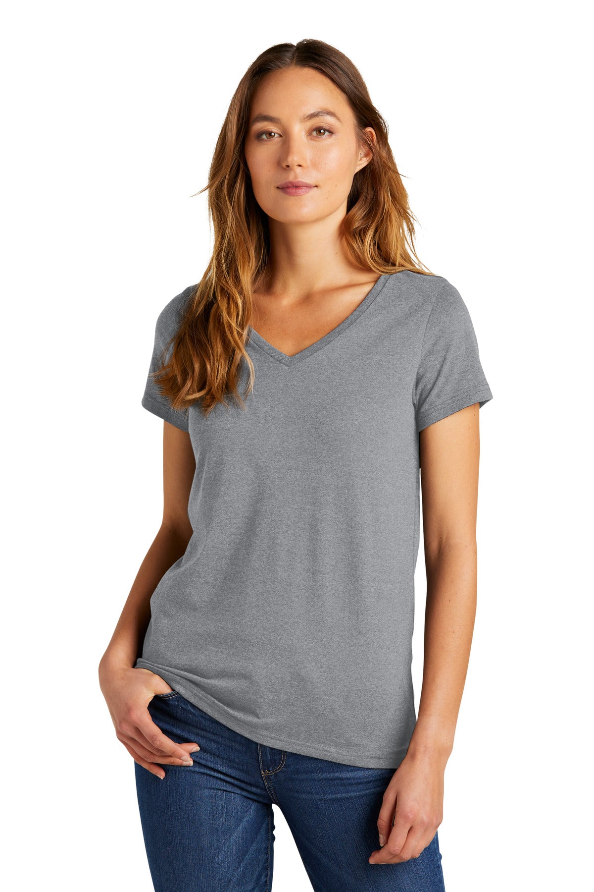With an updated relaxed women's fit this reinvented tee rock - Heather Grey