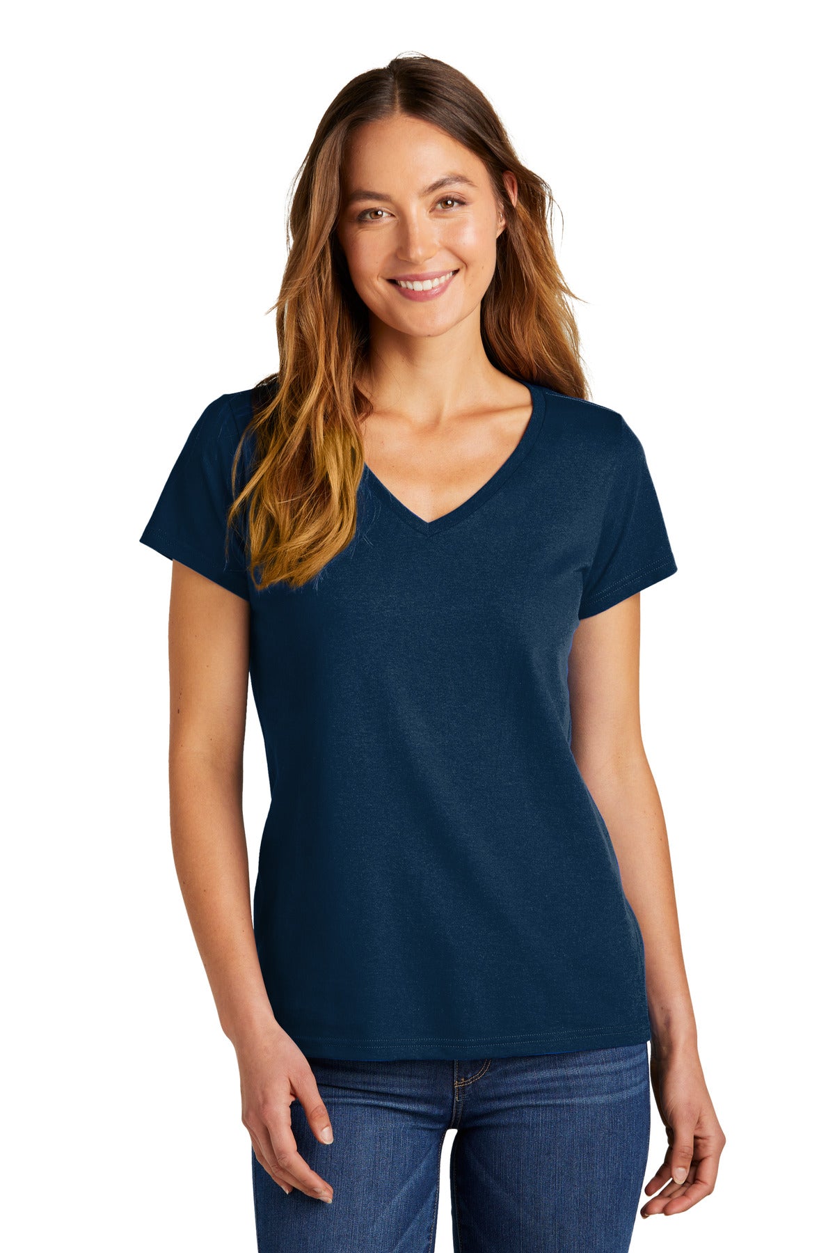 With an updated relaxed women's fit this reinvented tee rock - New Navy