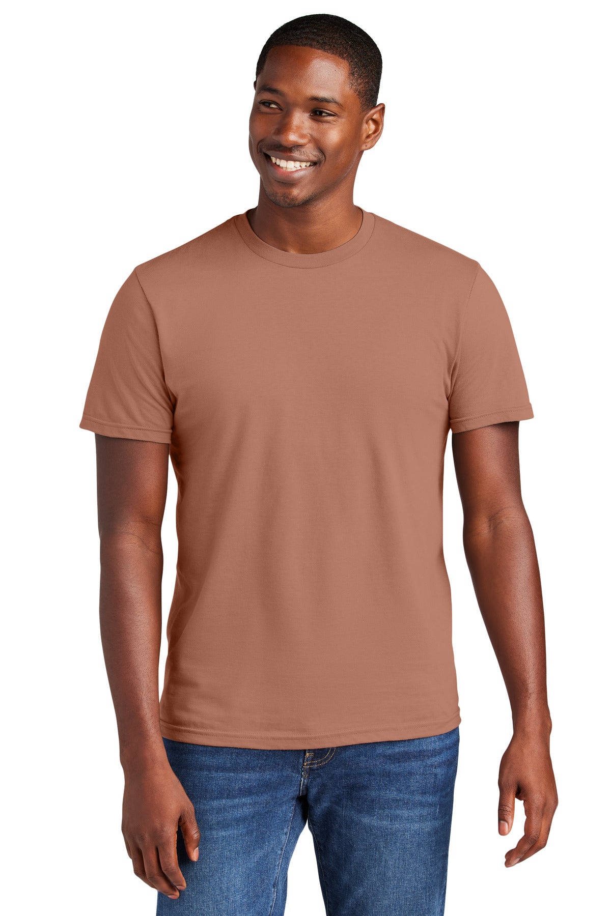Crafted from ring spun cotton for ultimate comfort.4.3-ounce - Desert Rose