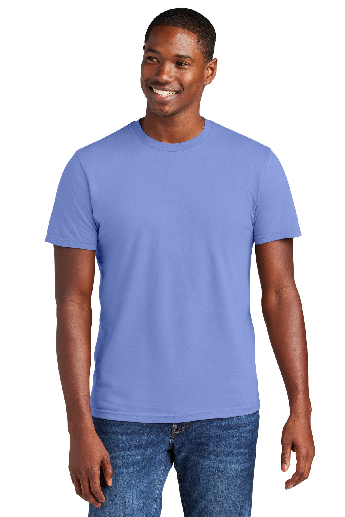 Crafted from ring spun cotton for ultimate comfort.4.3-ounce - Electric Purple