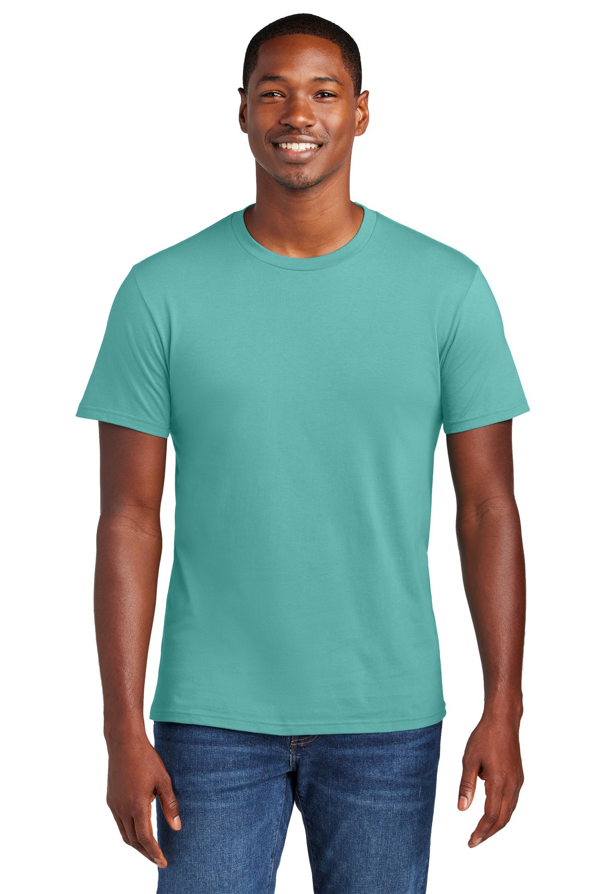 Crafted from ring spun cotton for ultimate comfort.4.3-ounce - Eucalyptus Blue