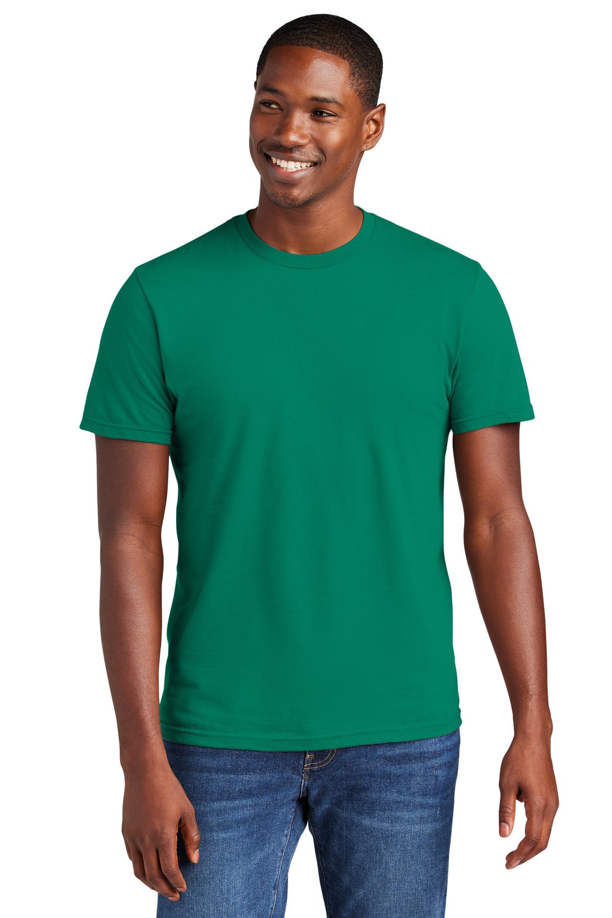 Crafted from ring spun cotton for ultimate comfort.4.3-ounce - Jewel Green
