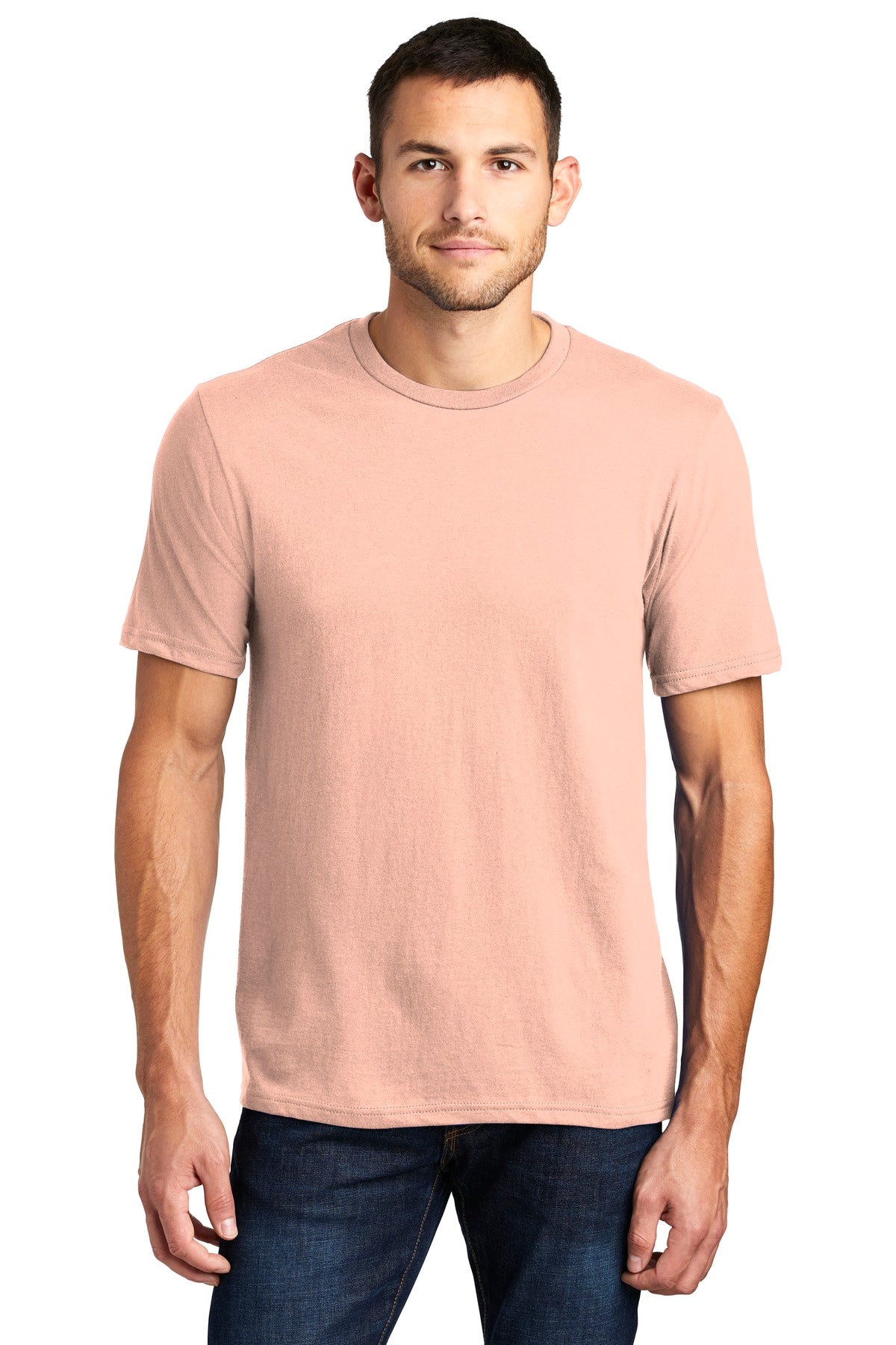 Crafted from ring spun cotton for ultimate comfort.4.3-ounce - Dusty Peach