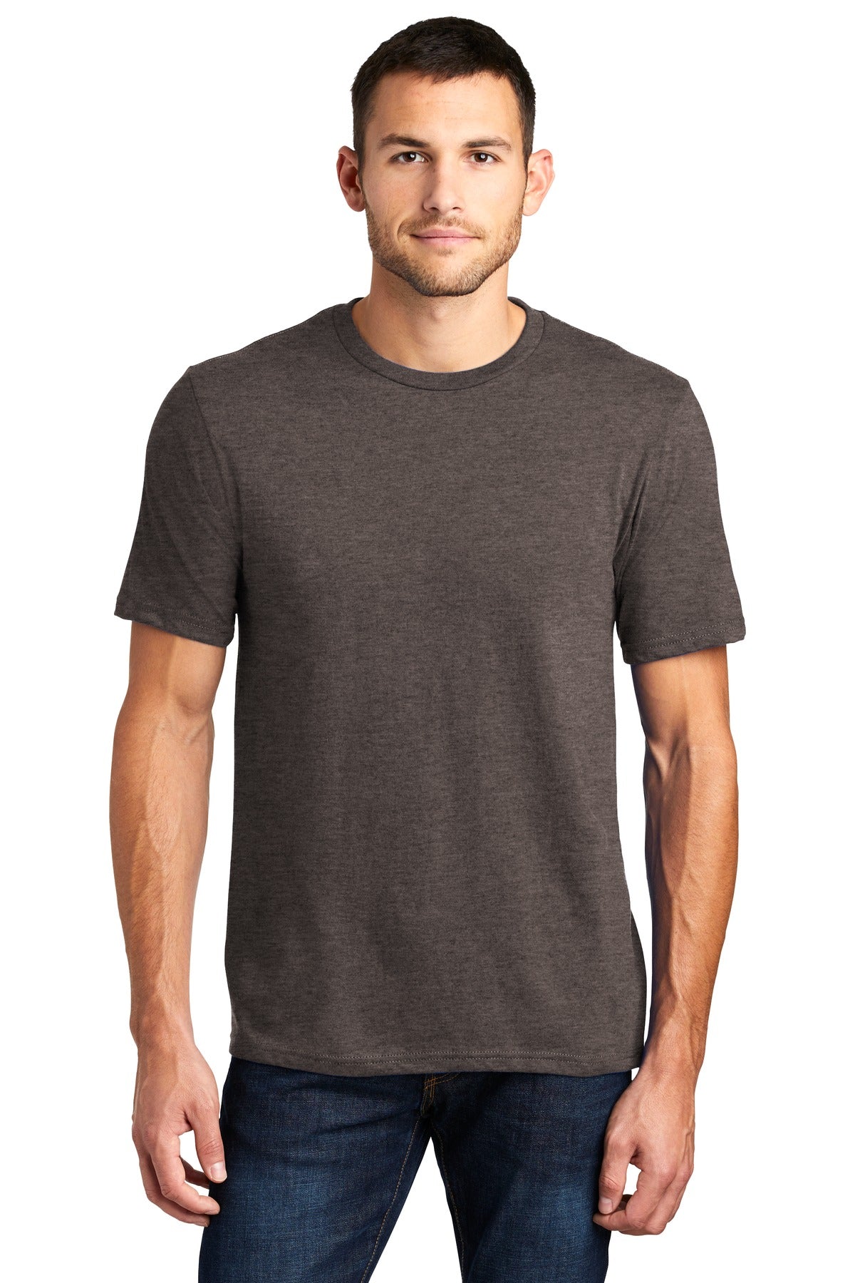 Crafted from ring spun cotton for ultimate comfort.4.3-ounce - Heathered Brown