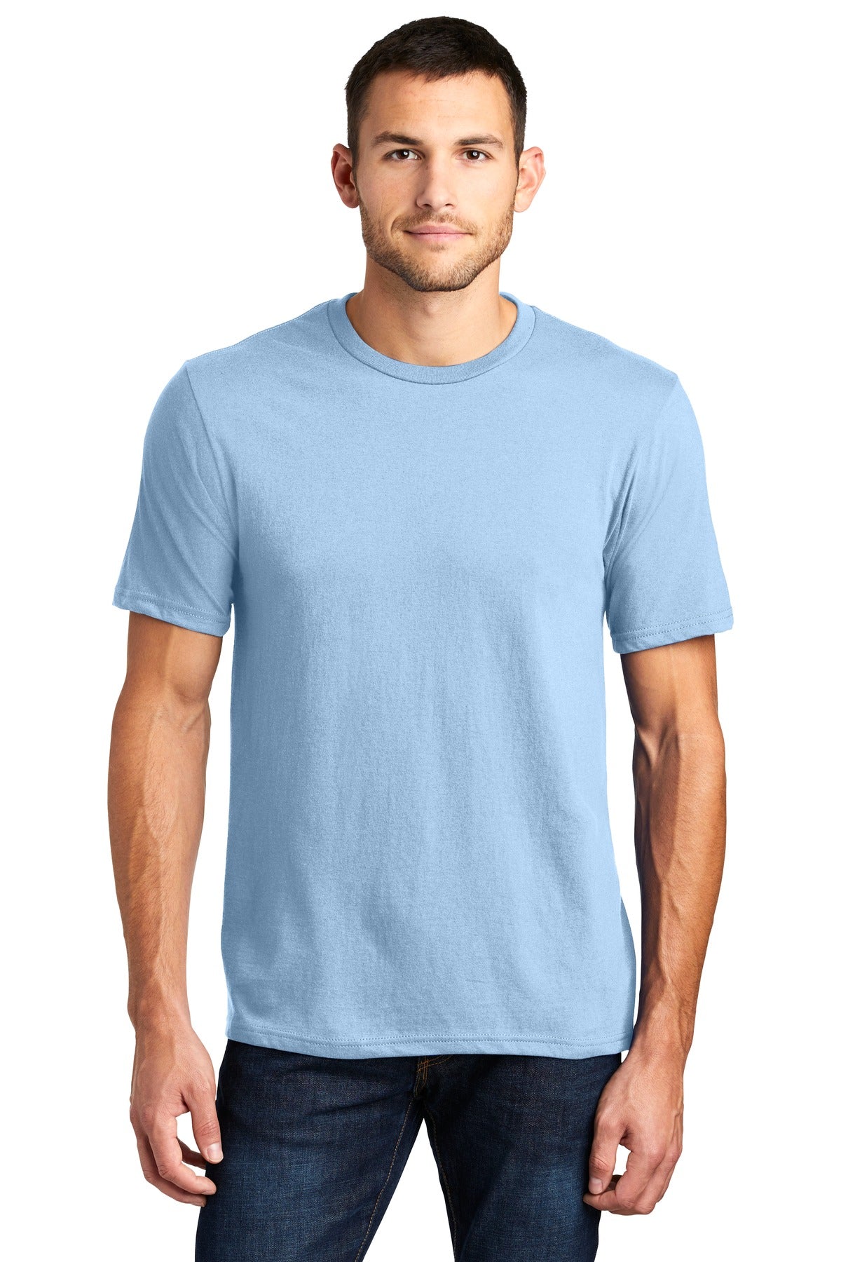 Crafted from ring spun cotton for ultimate comfort.4.3-ounce - Ice Blue