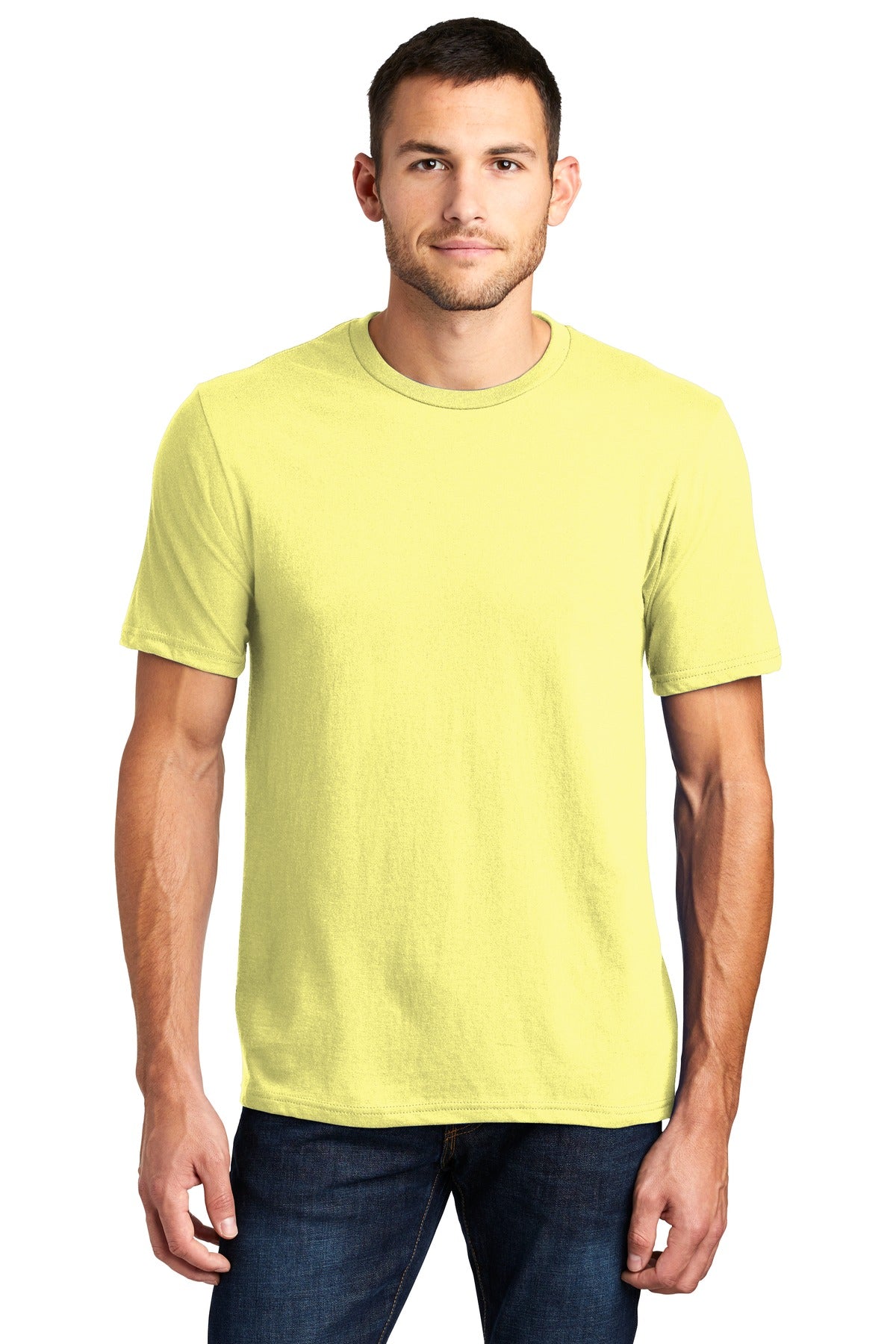 Crafted from ring spun cotton for ultimate comfort.4.3-ounce - Lemon Yellow