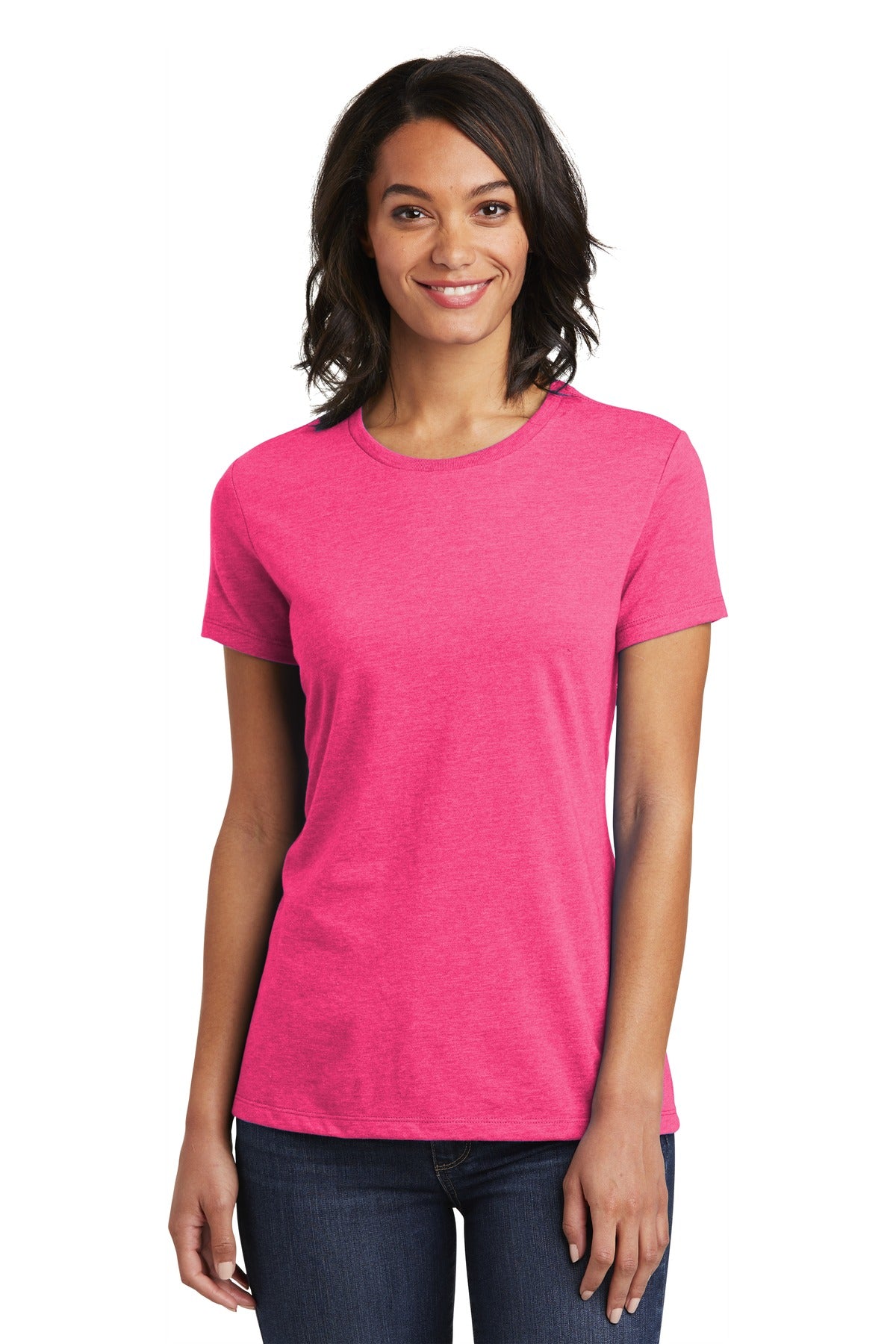 It's important to feel comfortable and this soft tee deliver - Fuchsia Frost