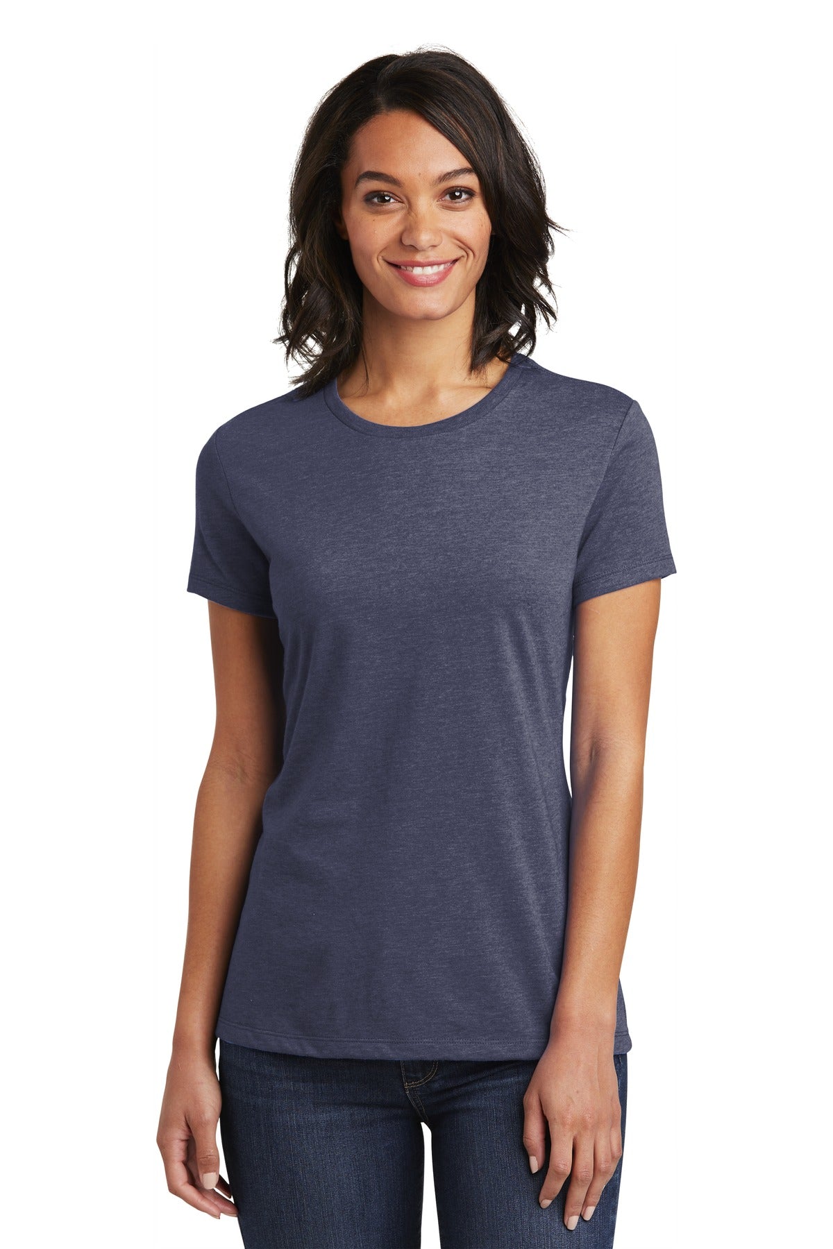 It's important to feel comfortable and this soft tee deliver - Heathered Navy