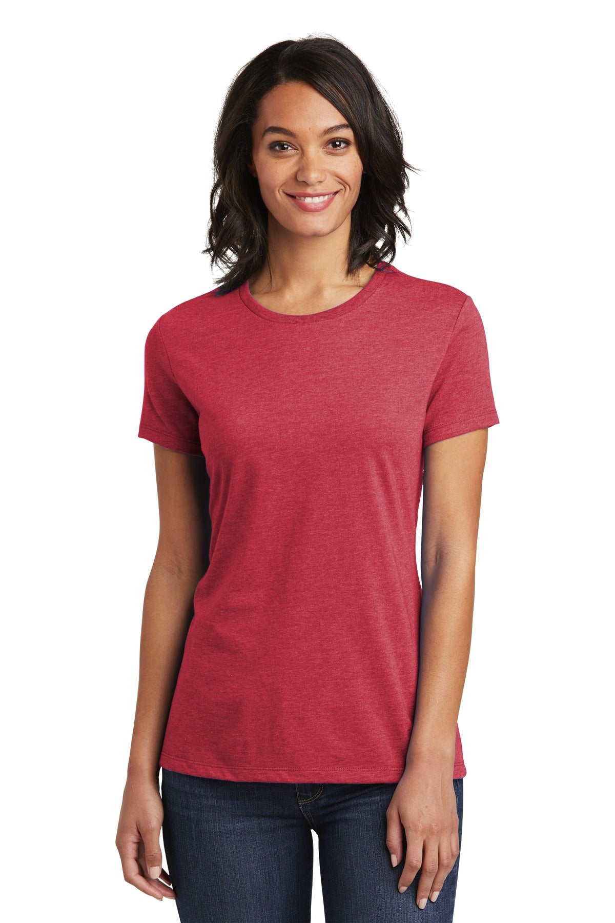 It's important to feel comfortable and this soft tee deliver - Heathered Red
