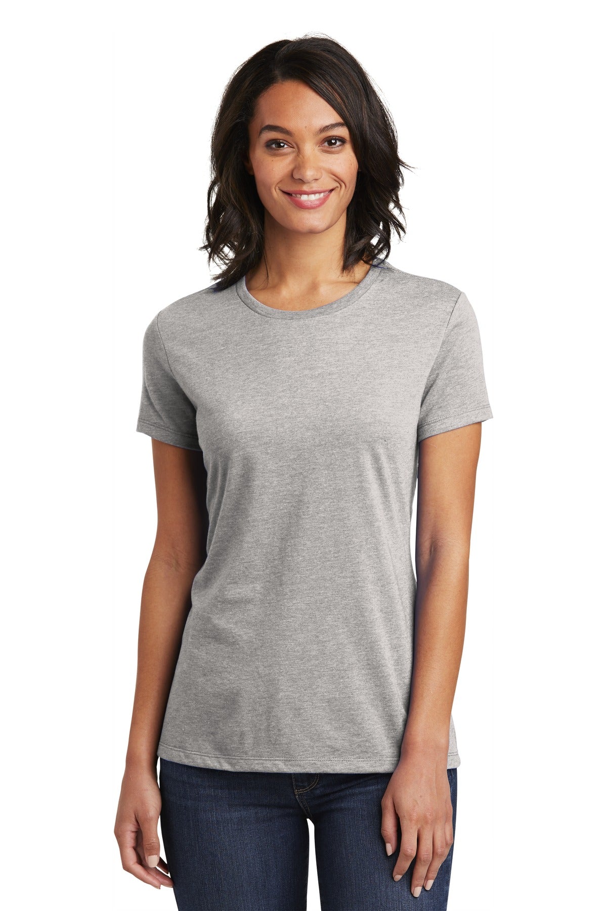 It's important to feel comfortable and this soft tee deliver - Light Heather Grey