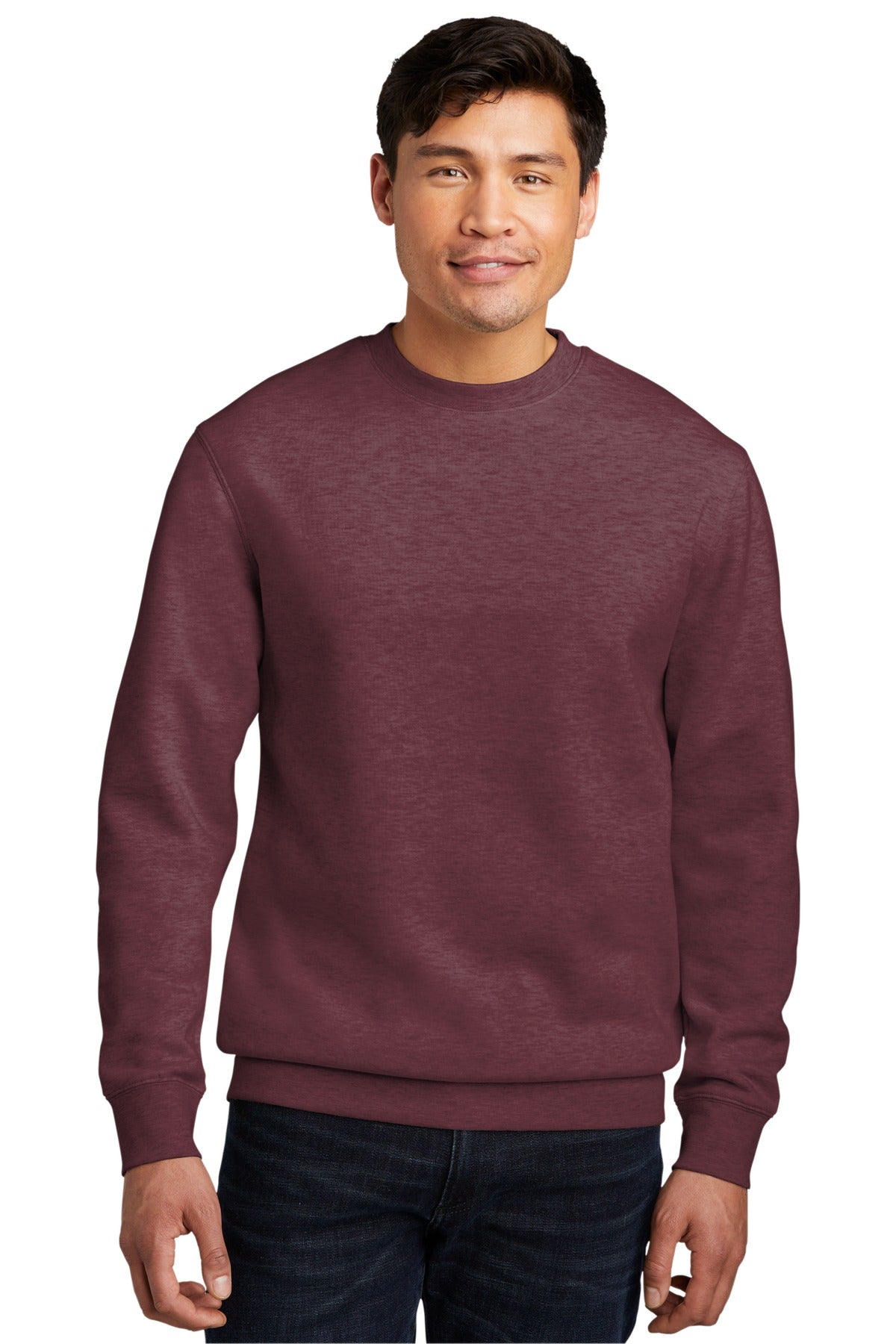 An ideal canvas for decorators this soft fleece is everythin - Heathered Cardinal