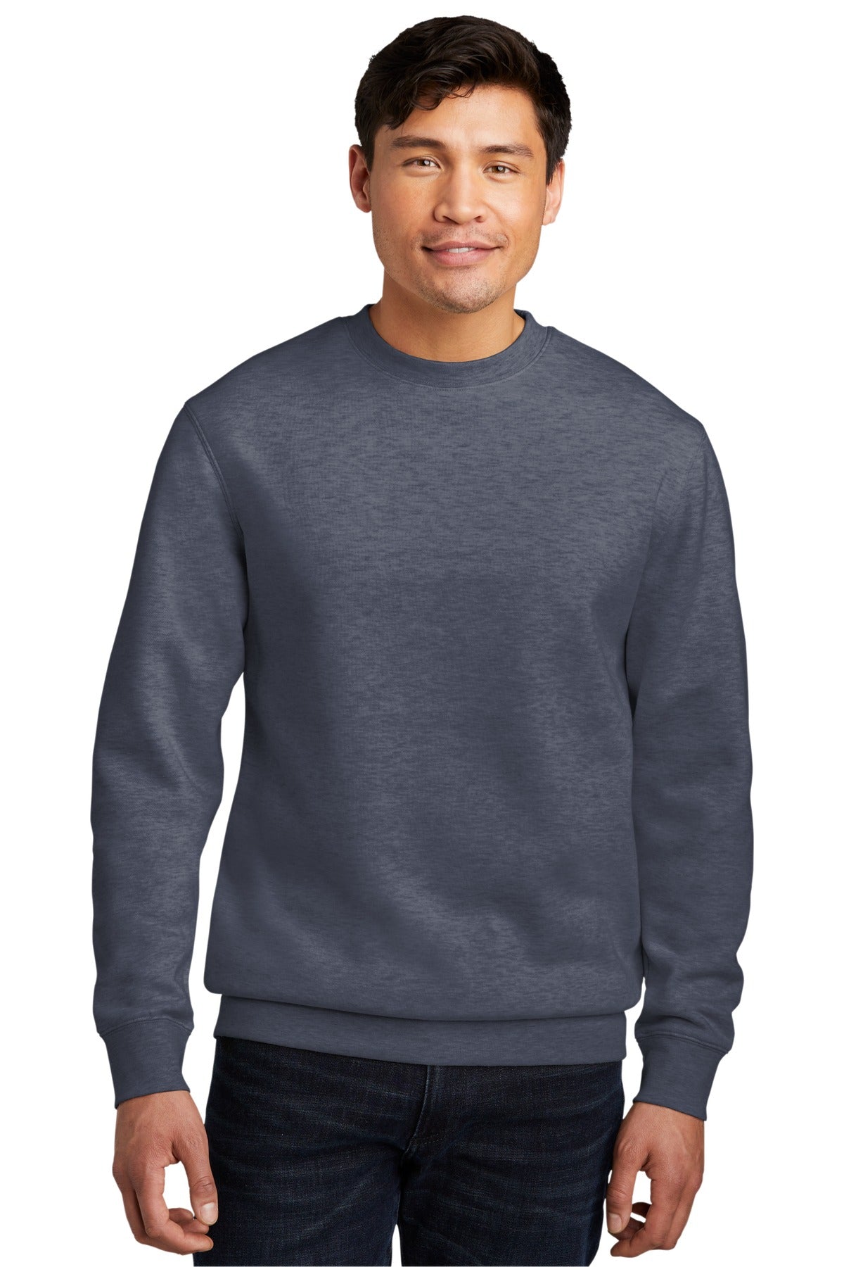 An ideal canvas for decorators this soft fleece is everythin - Heathered Navy